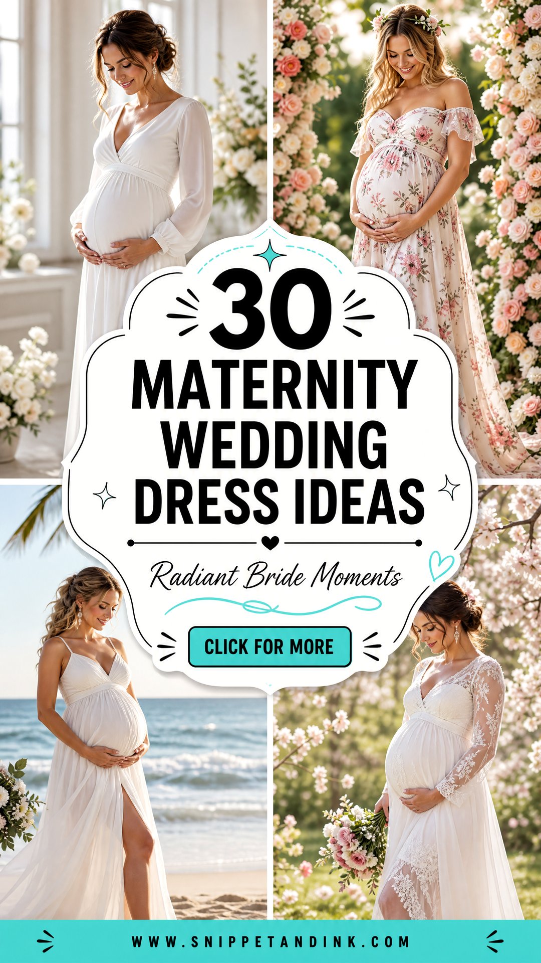30 Maternity Wedding Dress Ideas for Radiant Brides - 30 Maternity Wedding Dress Ideas for Radiant Brides