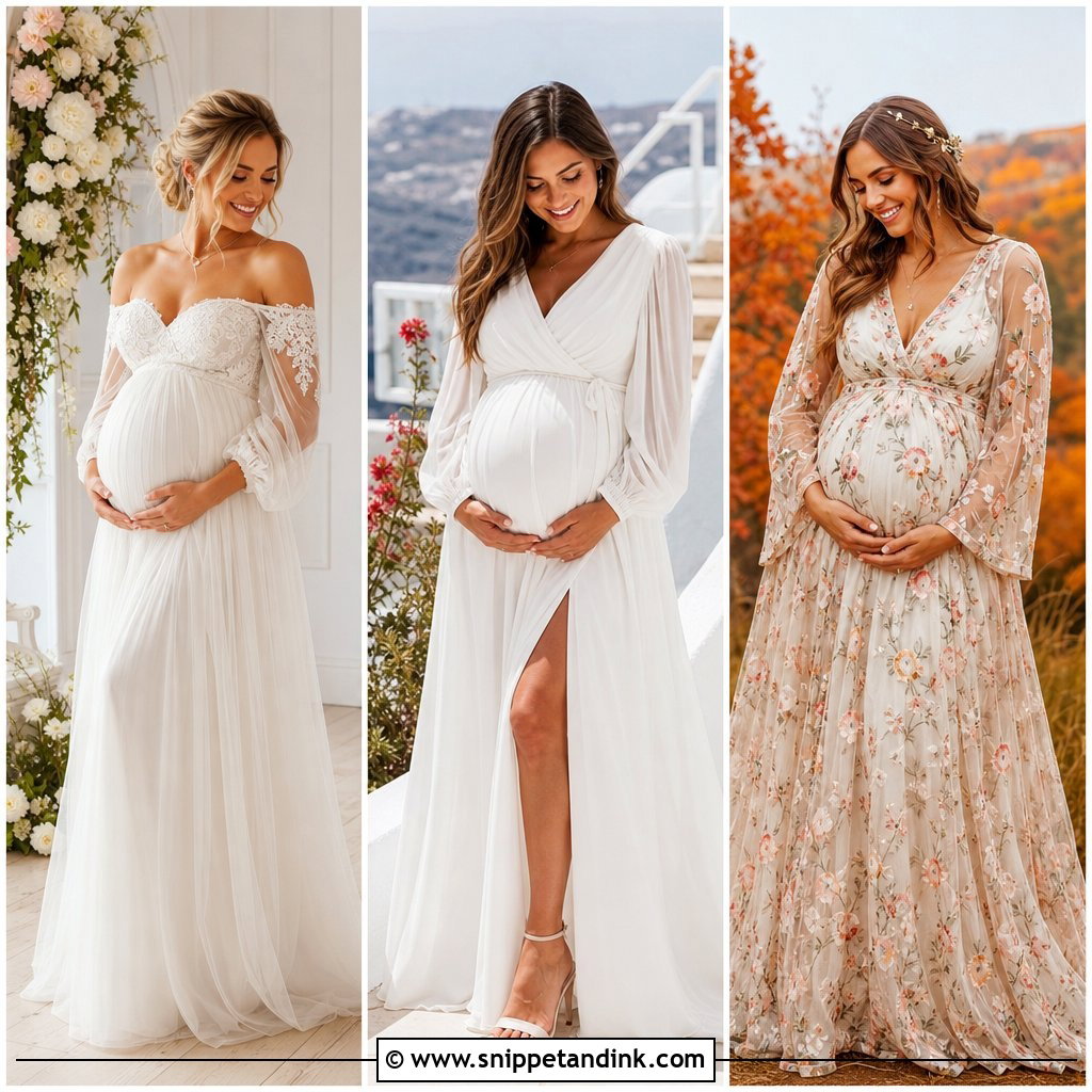 30 Maternity Wedding Dress Ideas