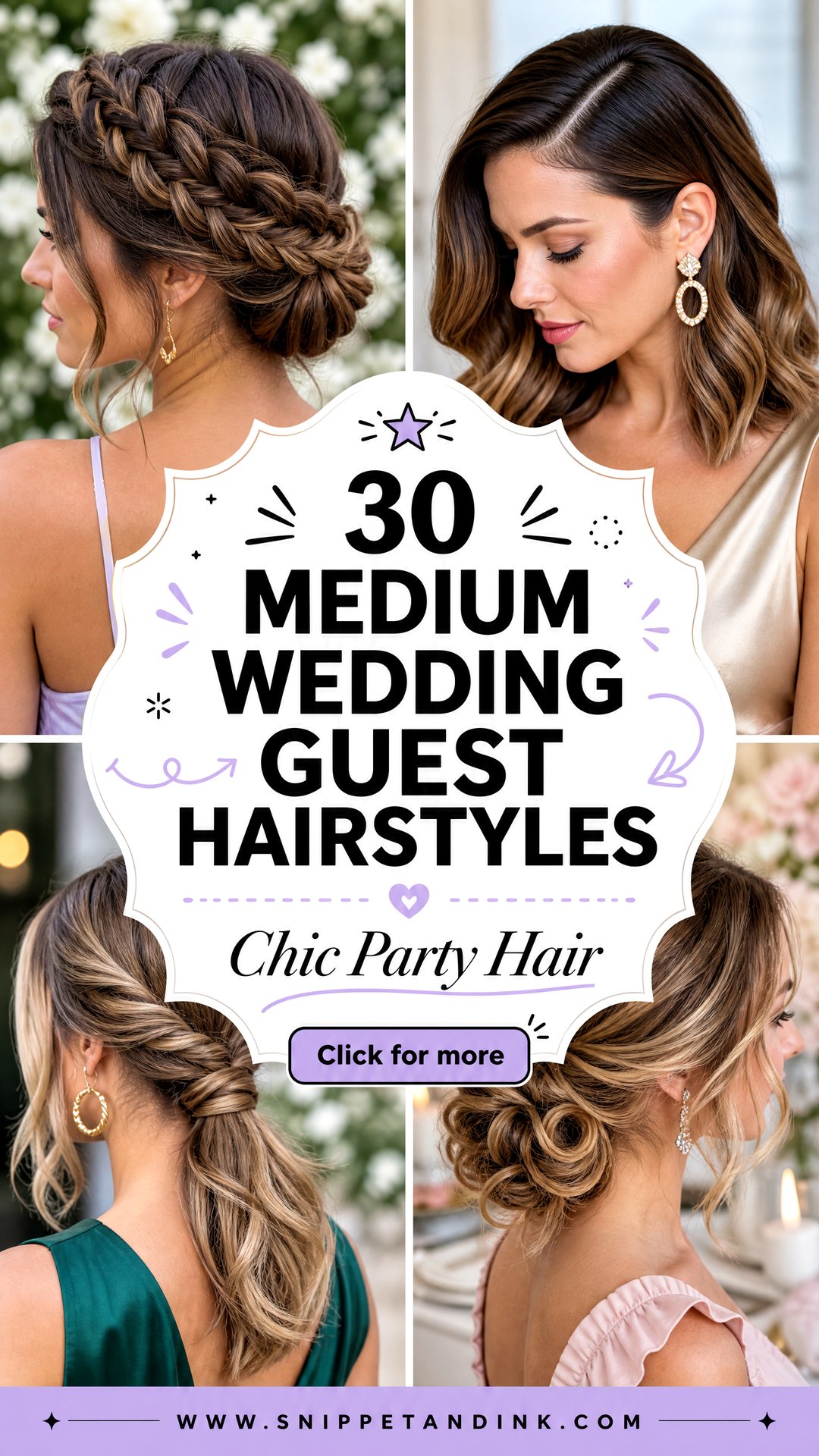 30 Medium Wedding Guest Hairstyles for Chic Party Looks - 30 Medium Wedding Guest Hairstyles for Chic Party Looks
