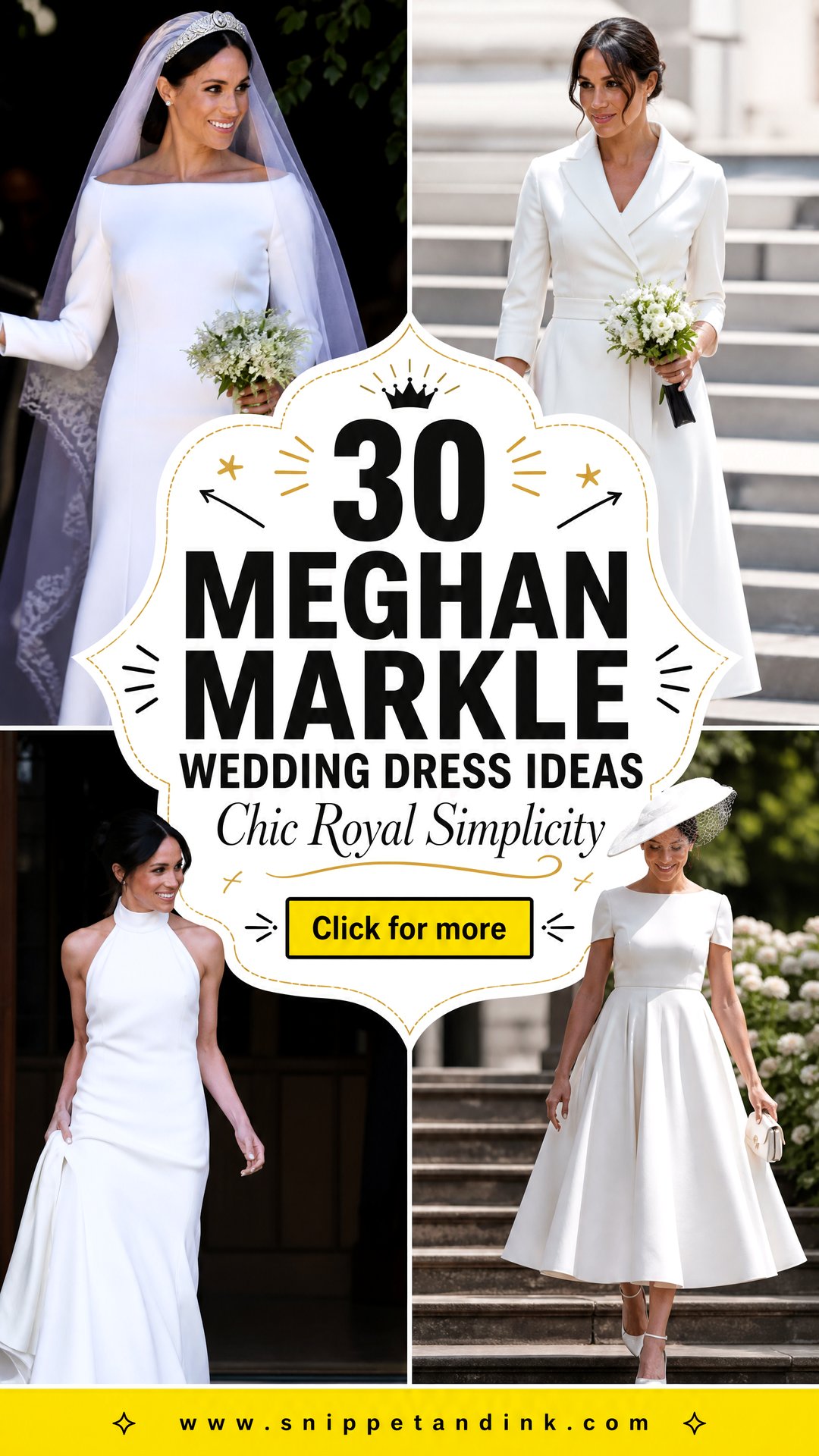 30 Meghan Markle Wedding Dress Ideas for Chic Brides - 30 Meghan Markle Wedding Dress Ideas for Chic Brides