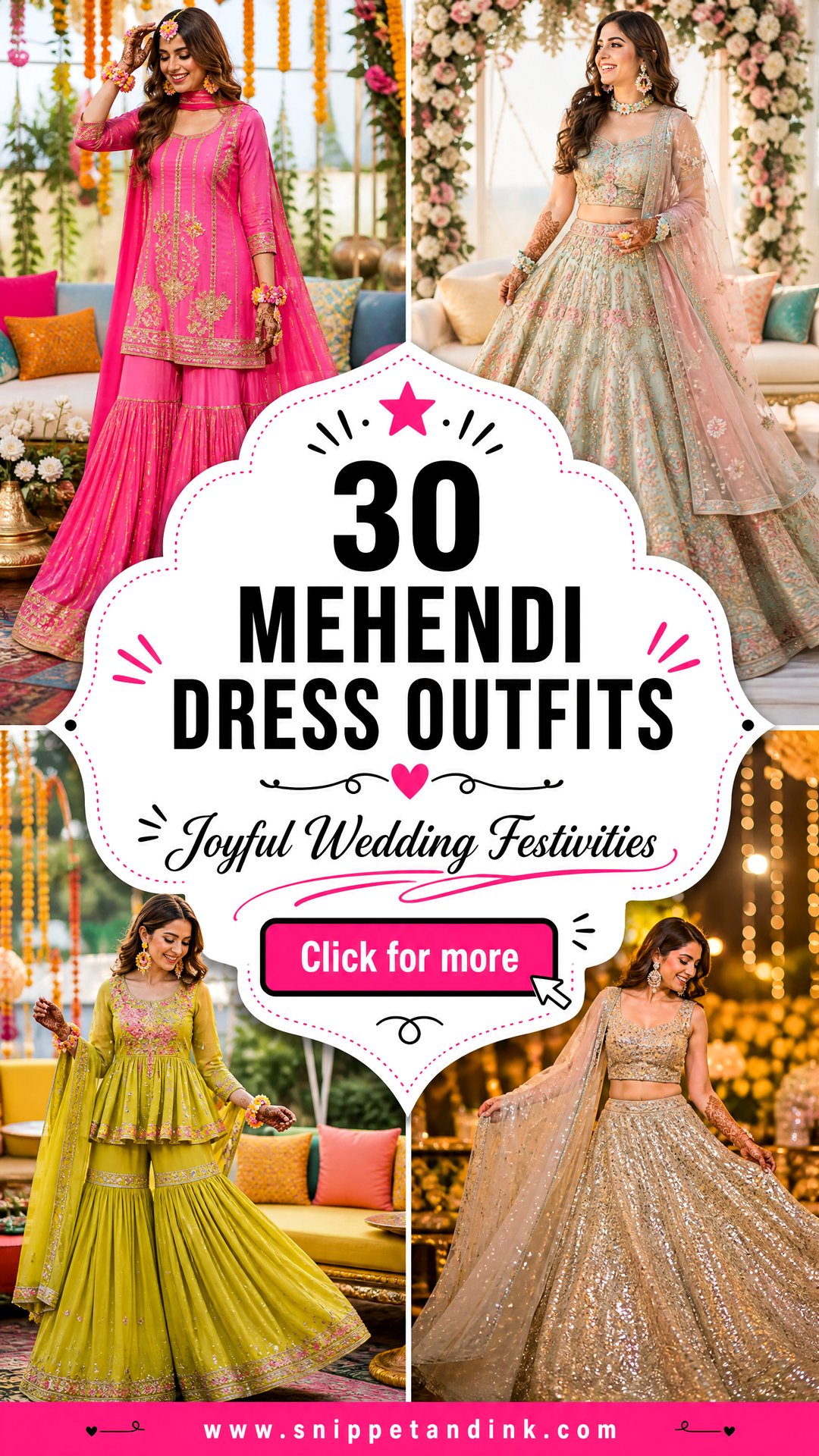 30 Mehendi Dress Outfits for Joyful Wedding Festivities - 30 Mehendi Dress Outfits for Joyful Wedding Festivities
