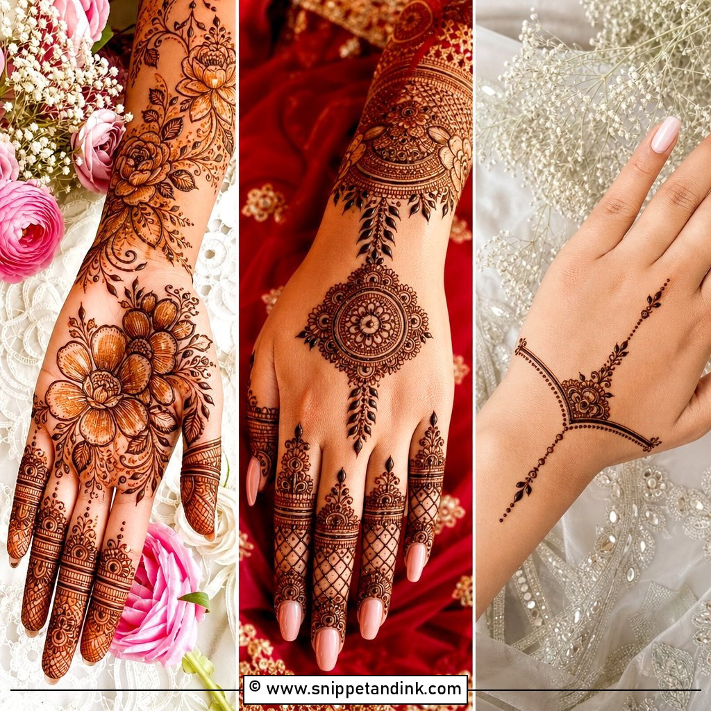 30 Mehndi Designs for Bride for a Stunning Wedding Look