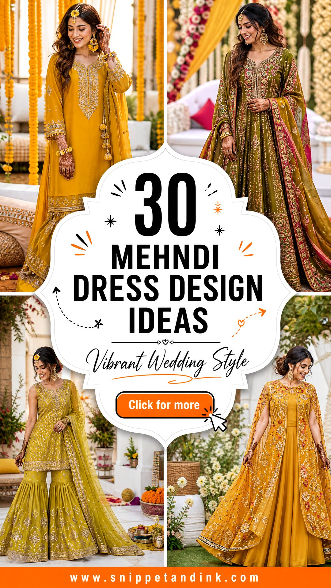 30 Mehndi Dress Design Ideas for Vibrant Wedding Style - 30 Mehndi Dress Design Ideas for Vibrant Wedding Style