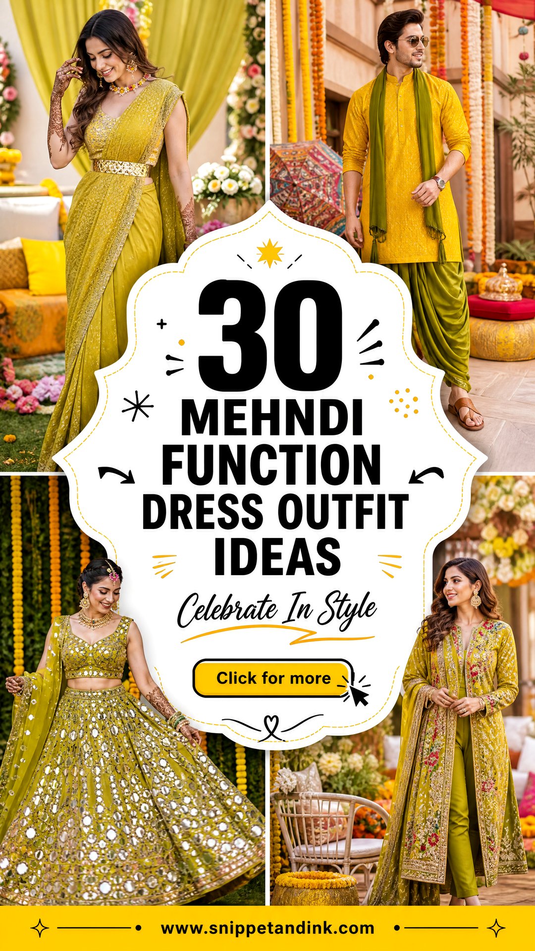 30 Mehndi Function Dress Outfit Ideas for Festive Style - 30 Mehndi Function Dress Outfit Ideas for Festive Style