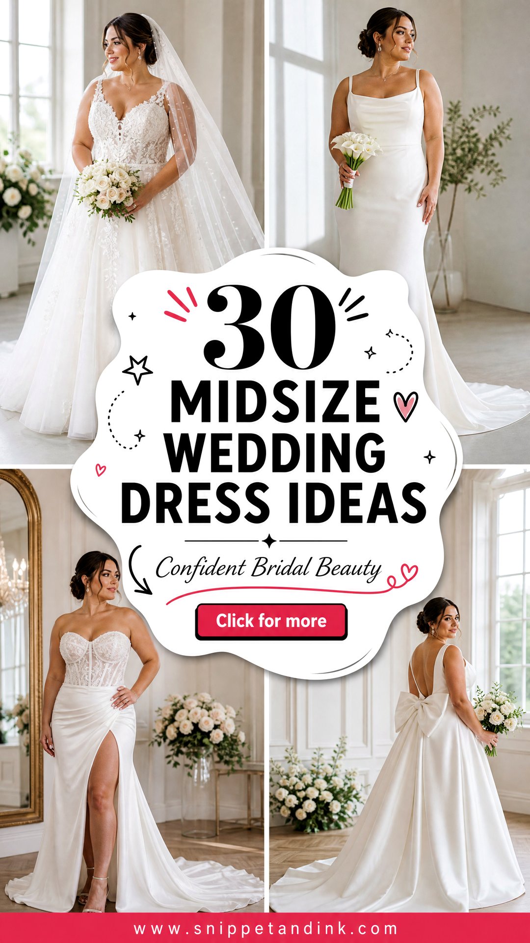 30 Midsize Wedding Dress Ideas for Confident Brides - 30 Midsize Wedding Dress Ideas for Confident Brides