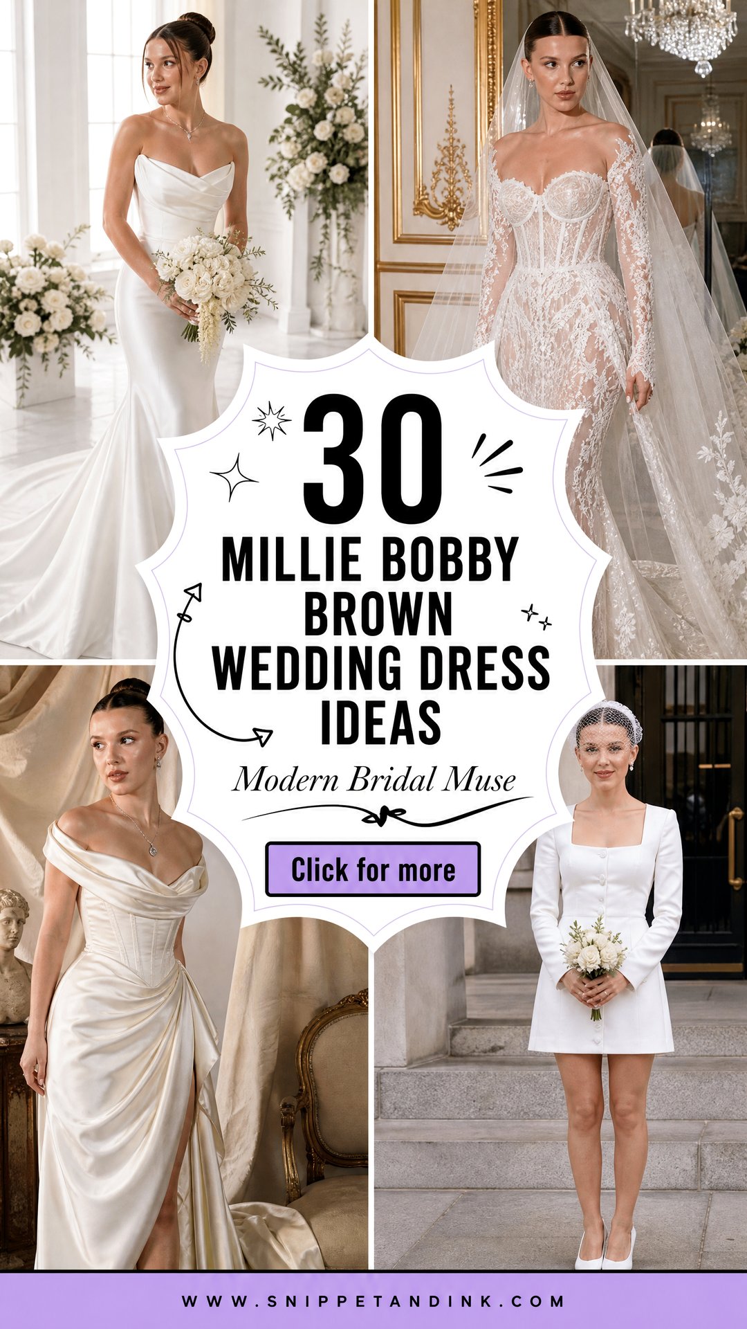30 Millie Bobby Brown Wedding Dress Ideas for Modern Brides - 30 Millie Bobby Brown Wedding Dress Ideas for Modern Brides