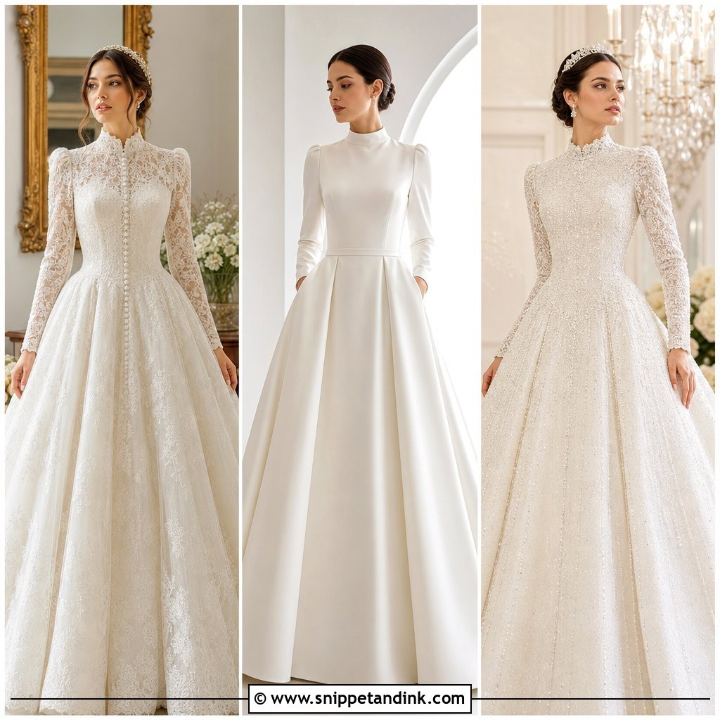 30 Modest Bridal Gowns