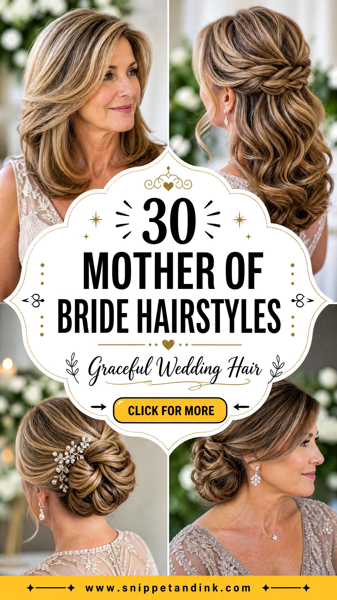 30 Mother of Bride Hairstyles for a Graceful Wedding Look - 30 Mother of Bride Hairstyles for a Graceful Wedding Look
