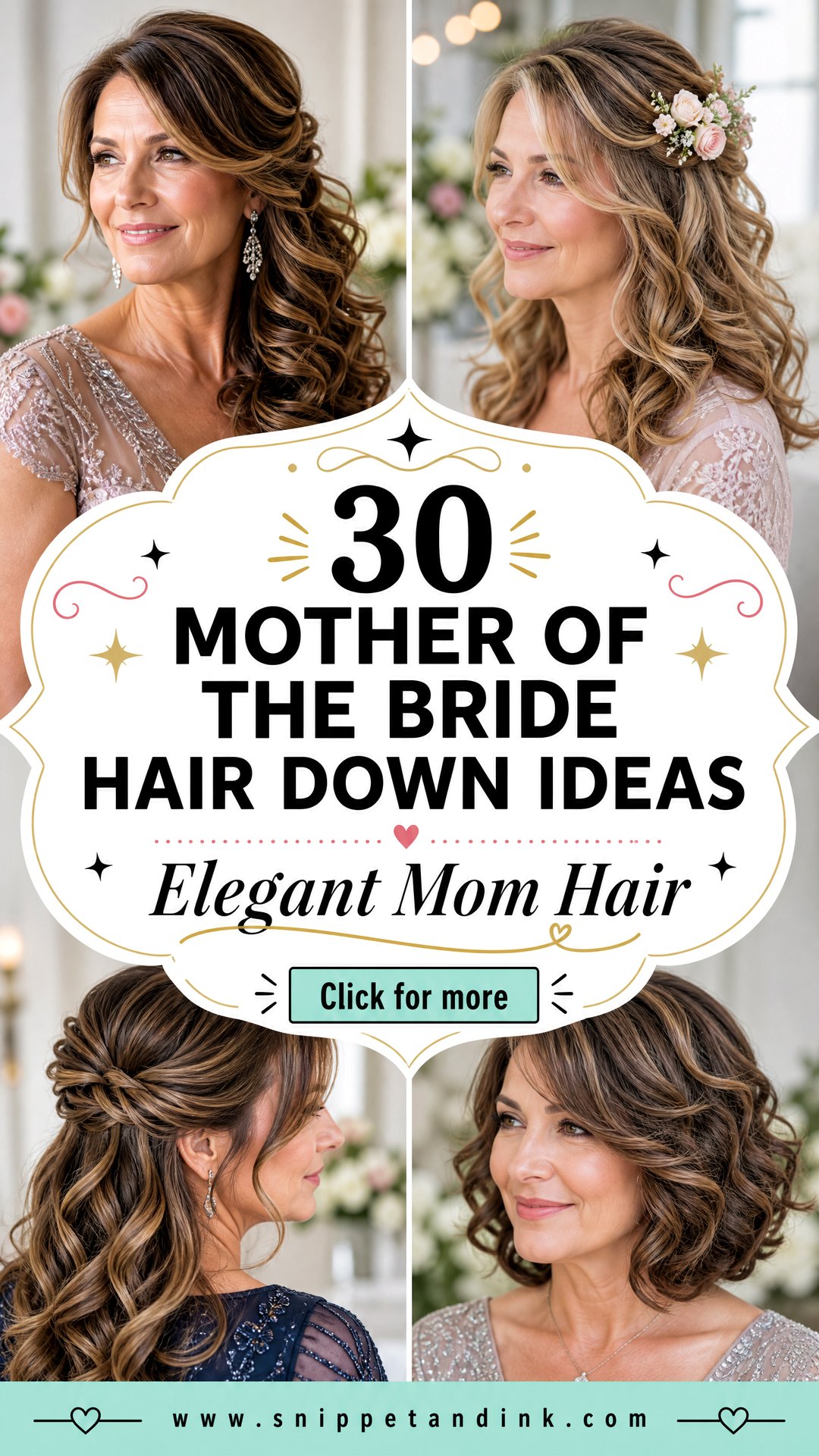 30 Mother of the Bride Hair Down Ideas for Elegant Moms - 30 Mother of the Bride Hair Down Ideas for Elegant Moms