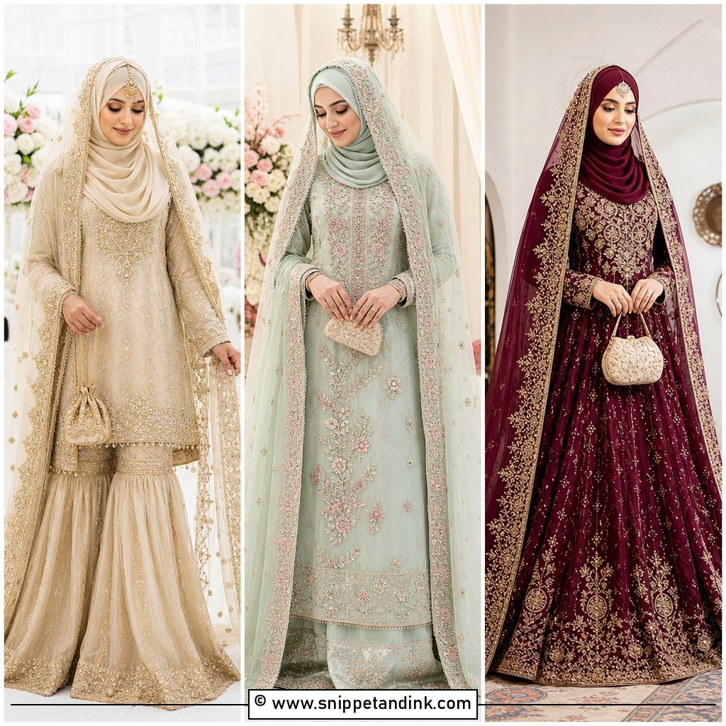 30 Muslim Bridal Ideas for Elegant Modest Wedding Style