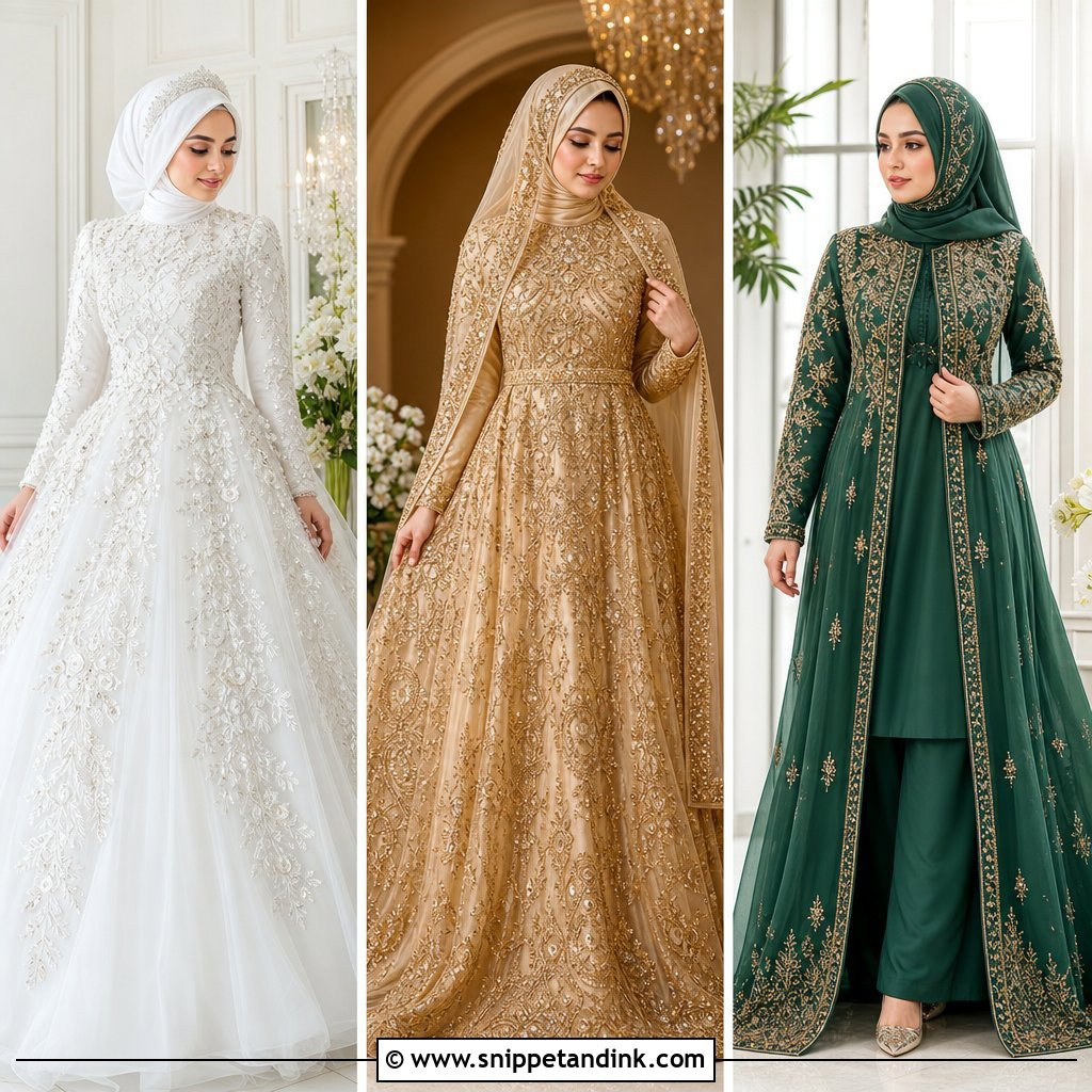 30 Muslim Wedding Dress Ideas