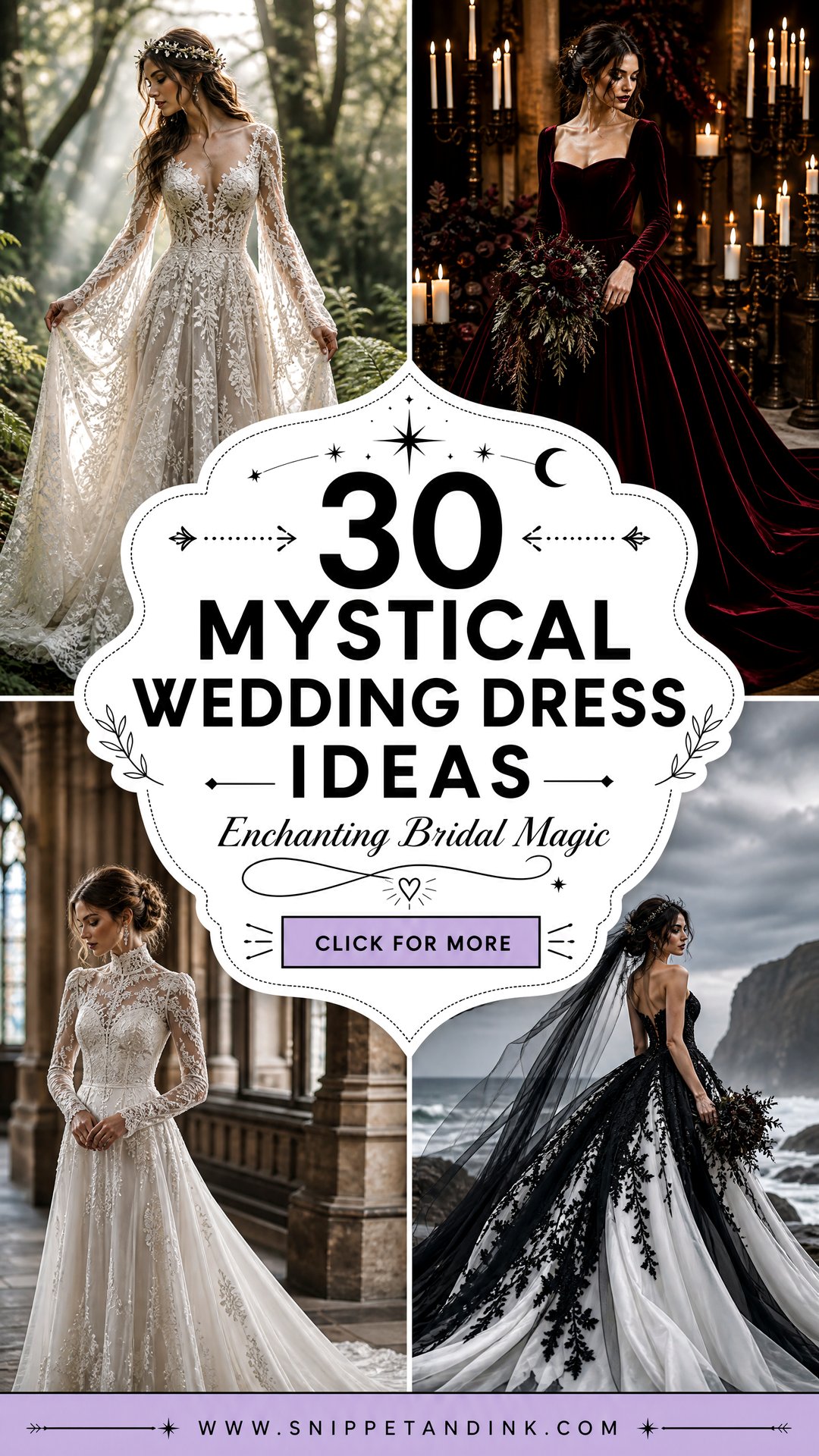 30 Mystical Wedding Dress Ideas for an Enchanting Bridal Look - 30 Mystical Wedding Dress Ideas for an Enchanting Bridal Look
