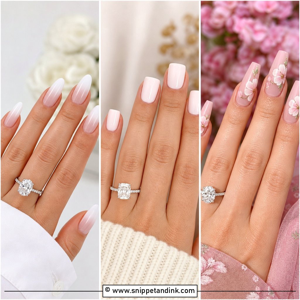 30 Nails for Engagement Ideas for a Ring-Ready Manicure