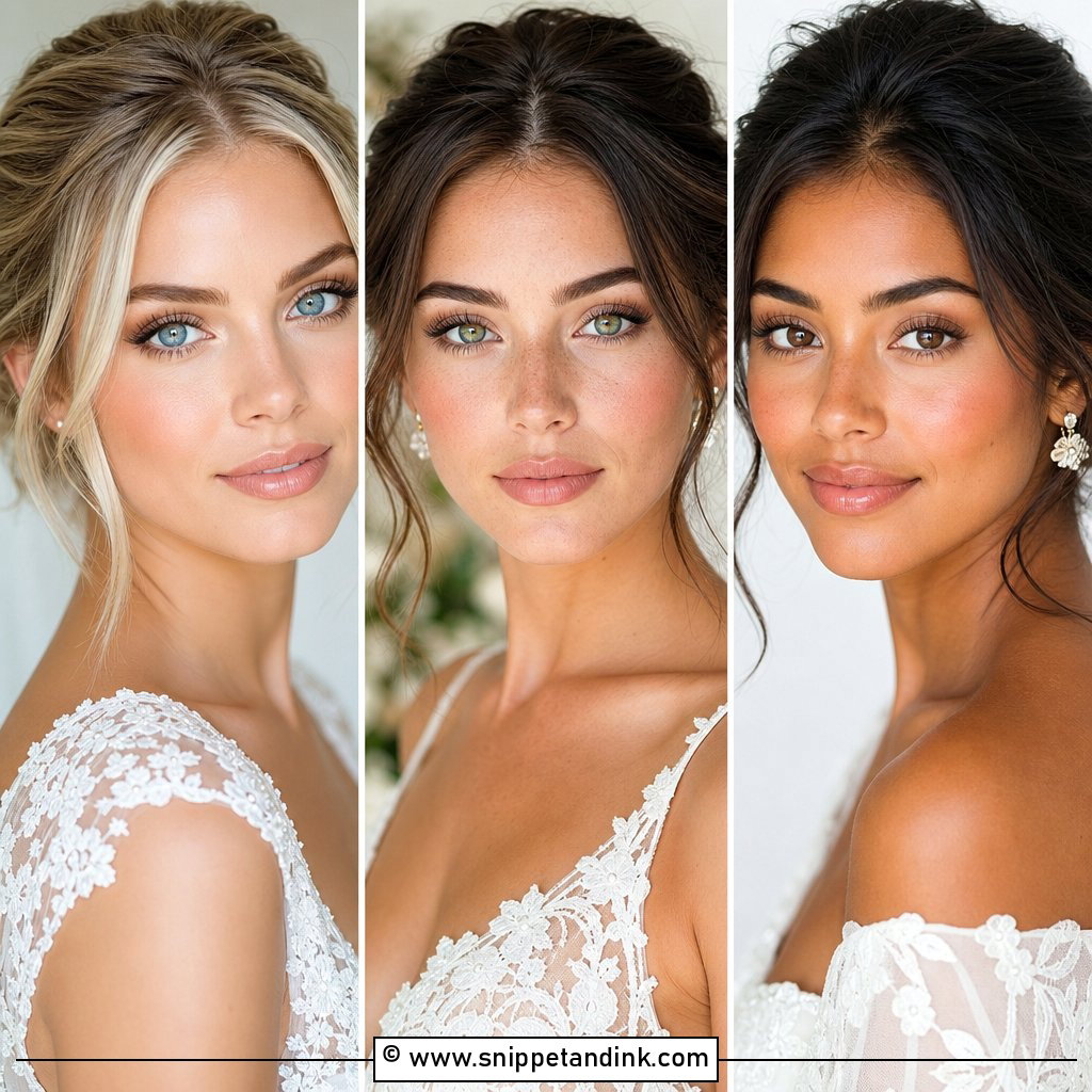 30 Natural Bridal Makeup Ideas for a Fresh Wedding Glow