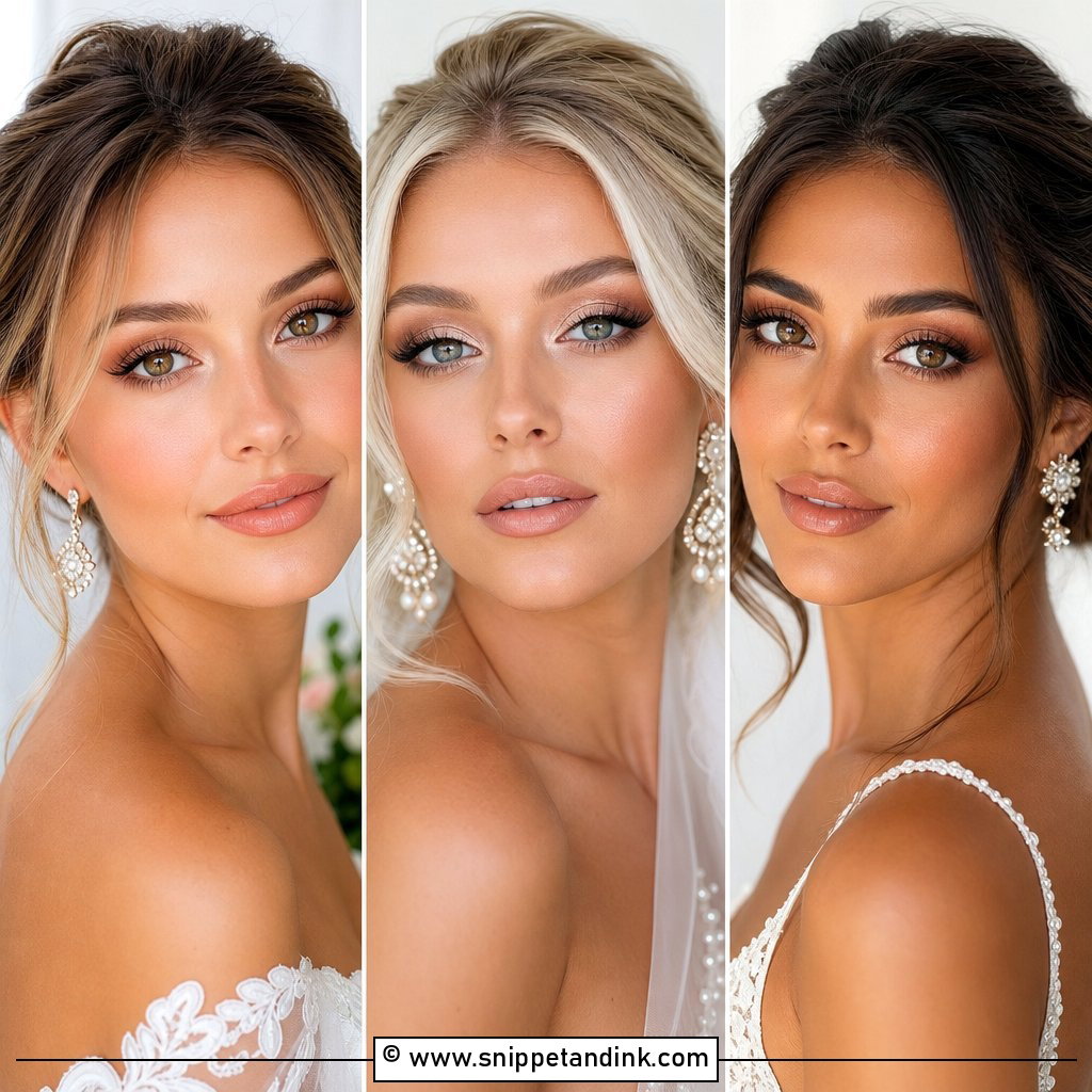 30 Natural Glam Wedding Makeup Ideas for Radiant Brides