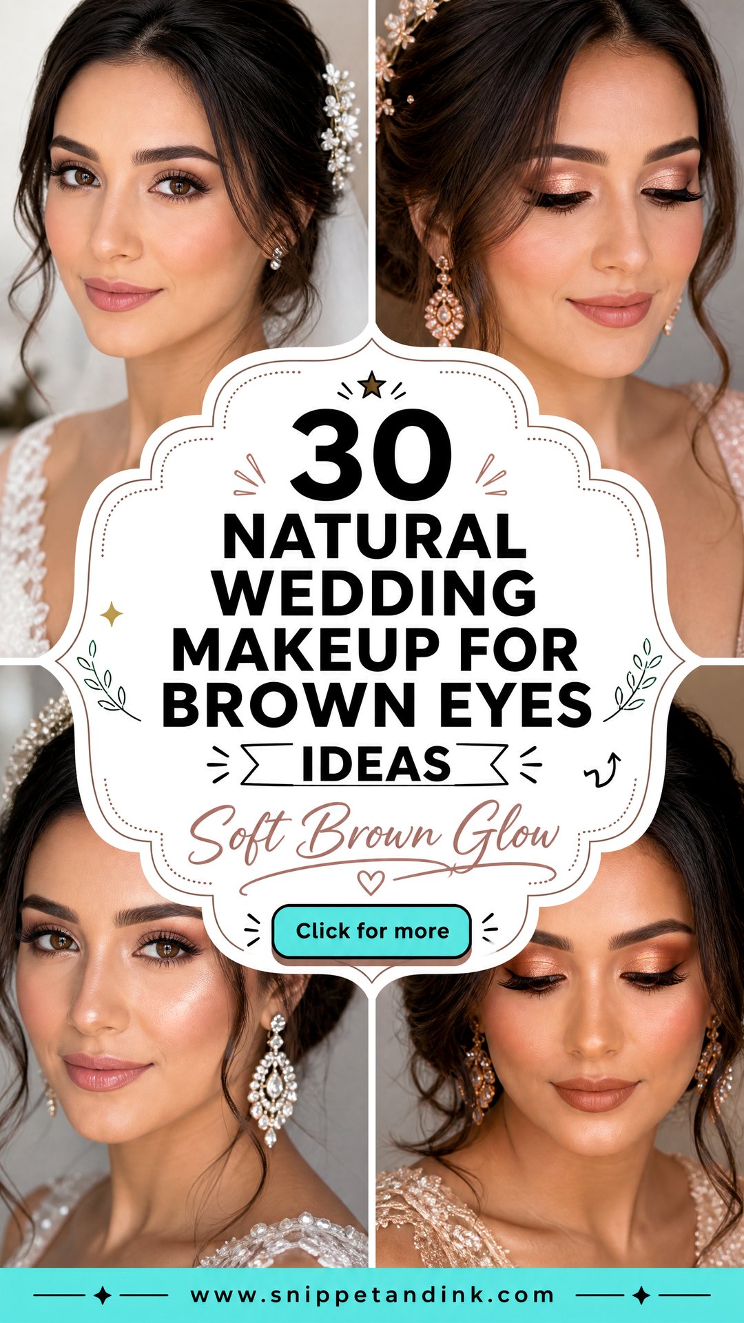 30 Natural Wedding Makeup for Brown Eyes Brides Will Love - 30 Natural Wedding Makeup for Brown Eyes Brides Will Love
