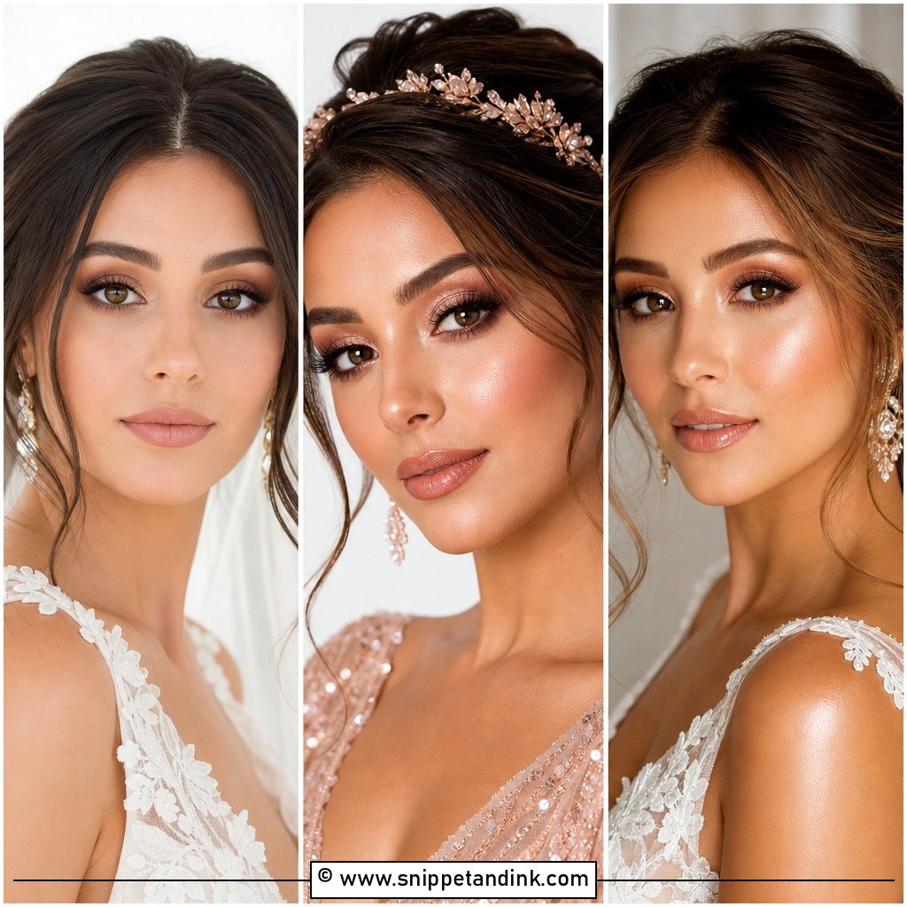 30 Natural Wedding Makeup for Brown Eyes Brides Will Love