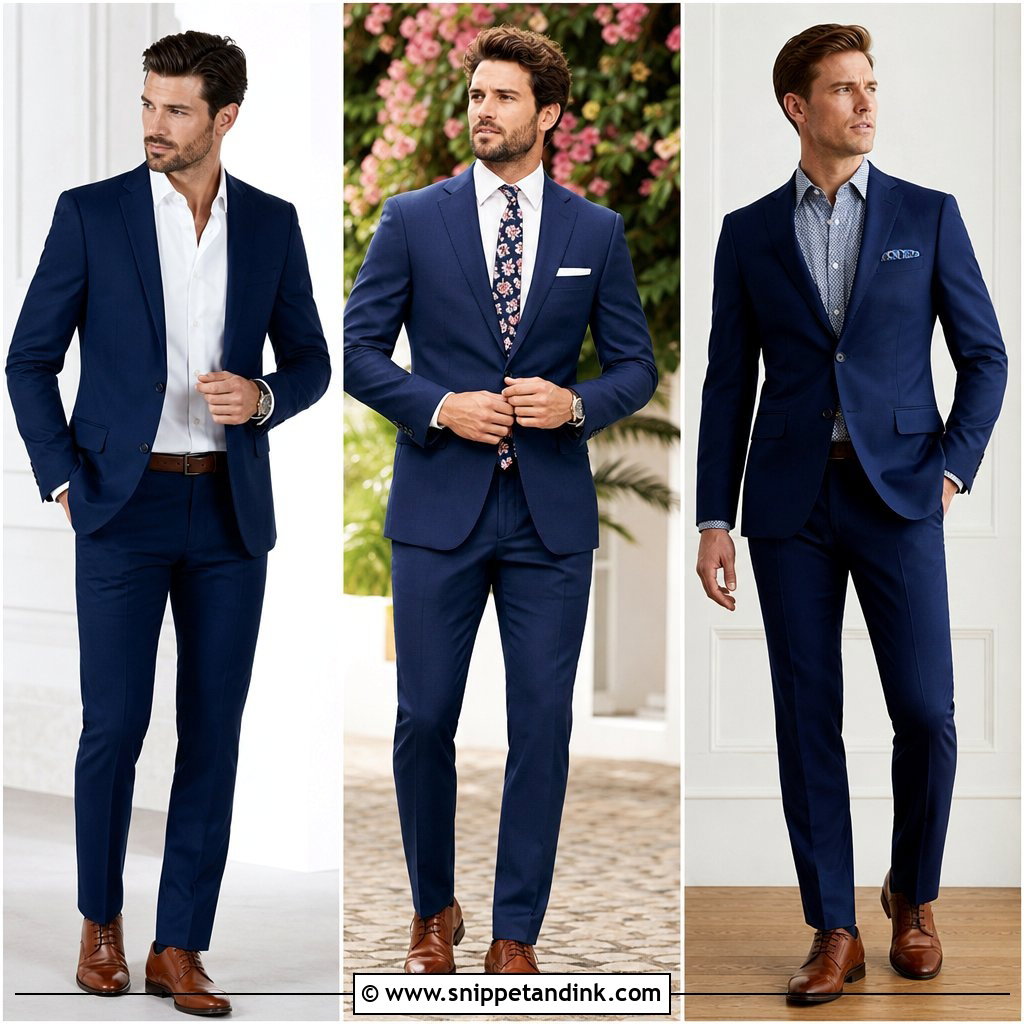 30 Navy Blue Suit Wedding Ideas