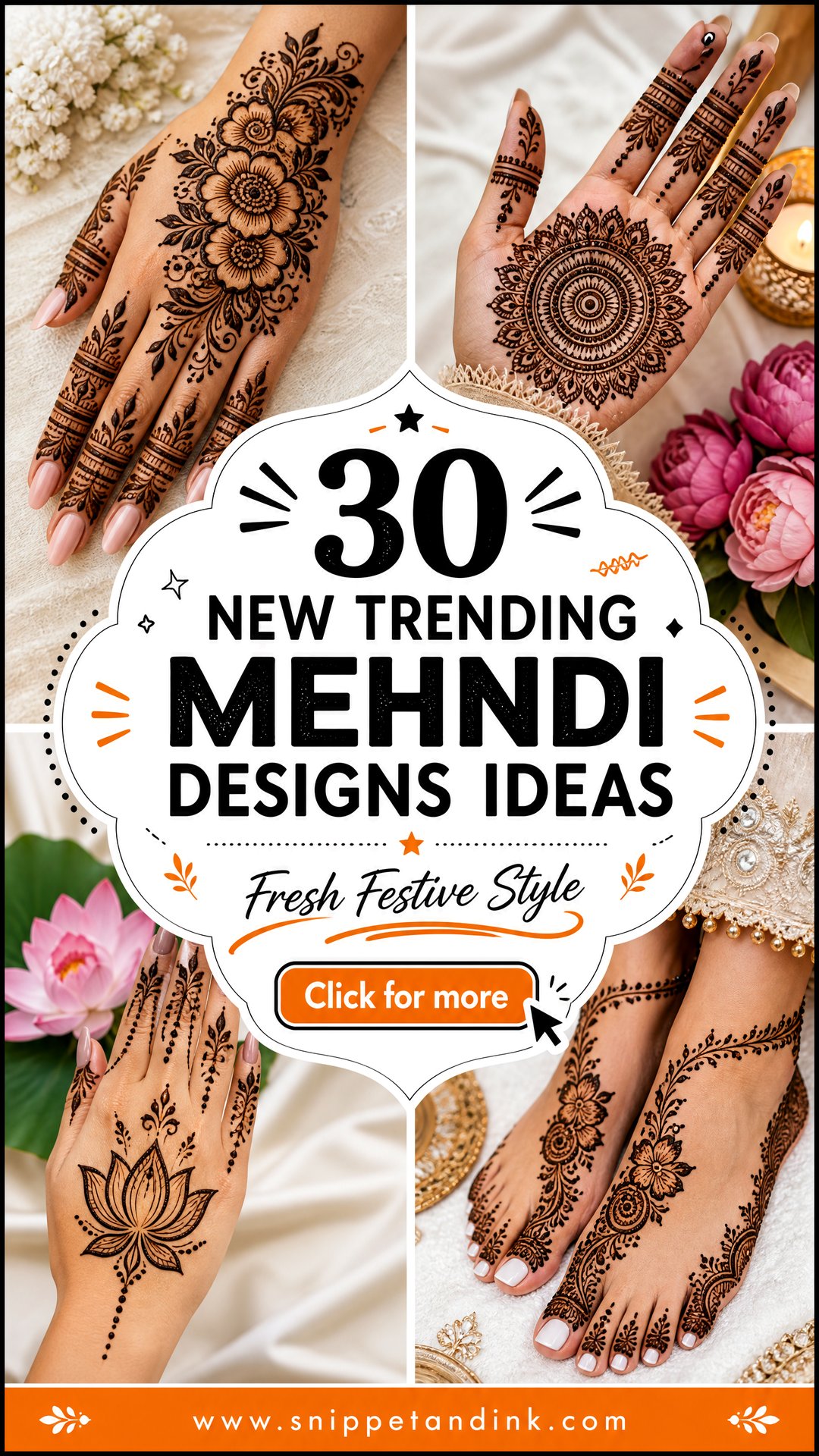 30 New Trending Mehndi Designs for Fresh Festive Style - 30 New Trending Mehndi Designs for Fresh Festive Style