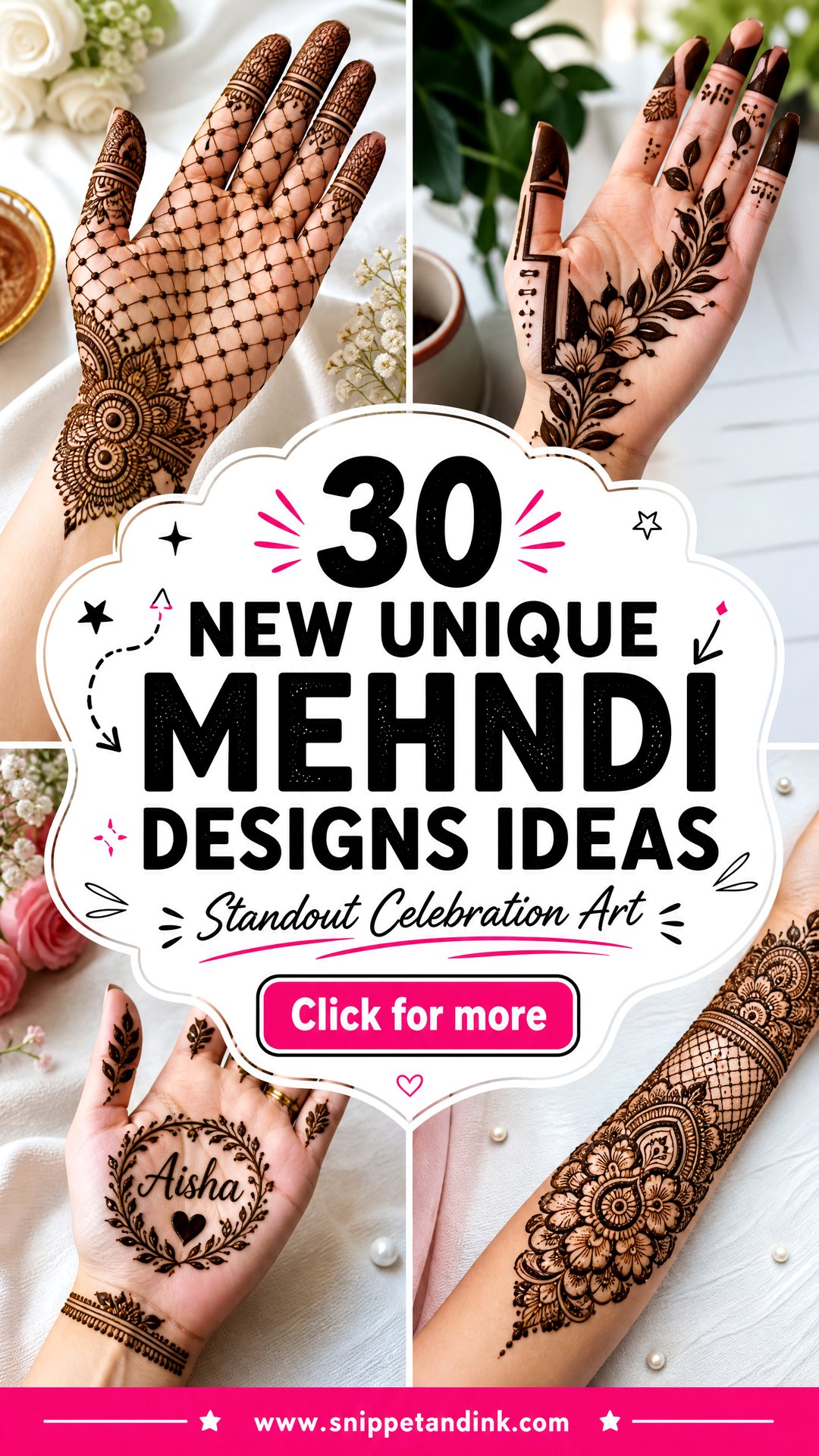 30 New Unique Mehndi Designs for Standout Celebrations - 30 New Unique Mehndi Designs for Standout Celebrations