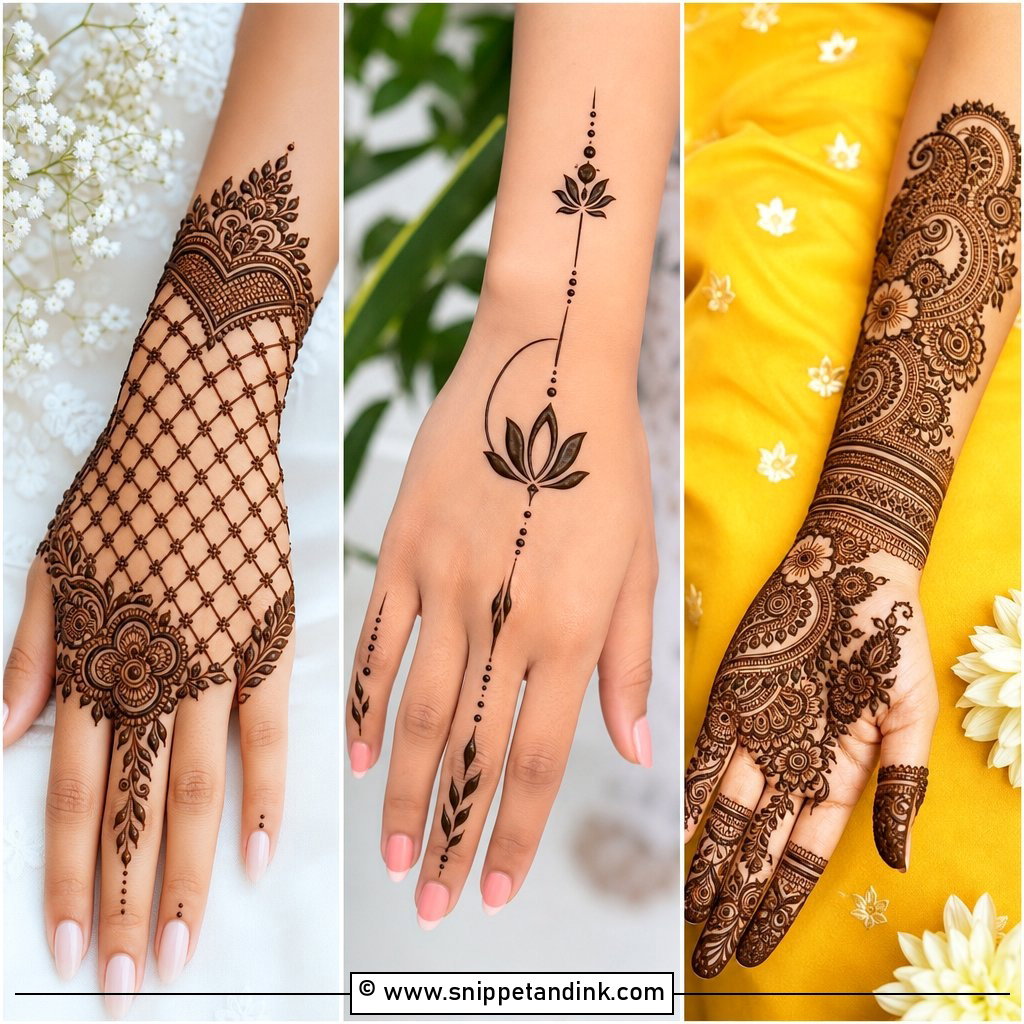 30 New Unique Mehndi Designs for Standout Celebrations