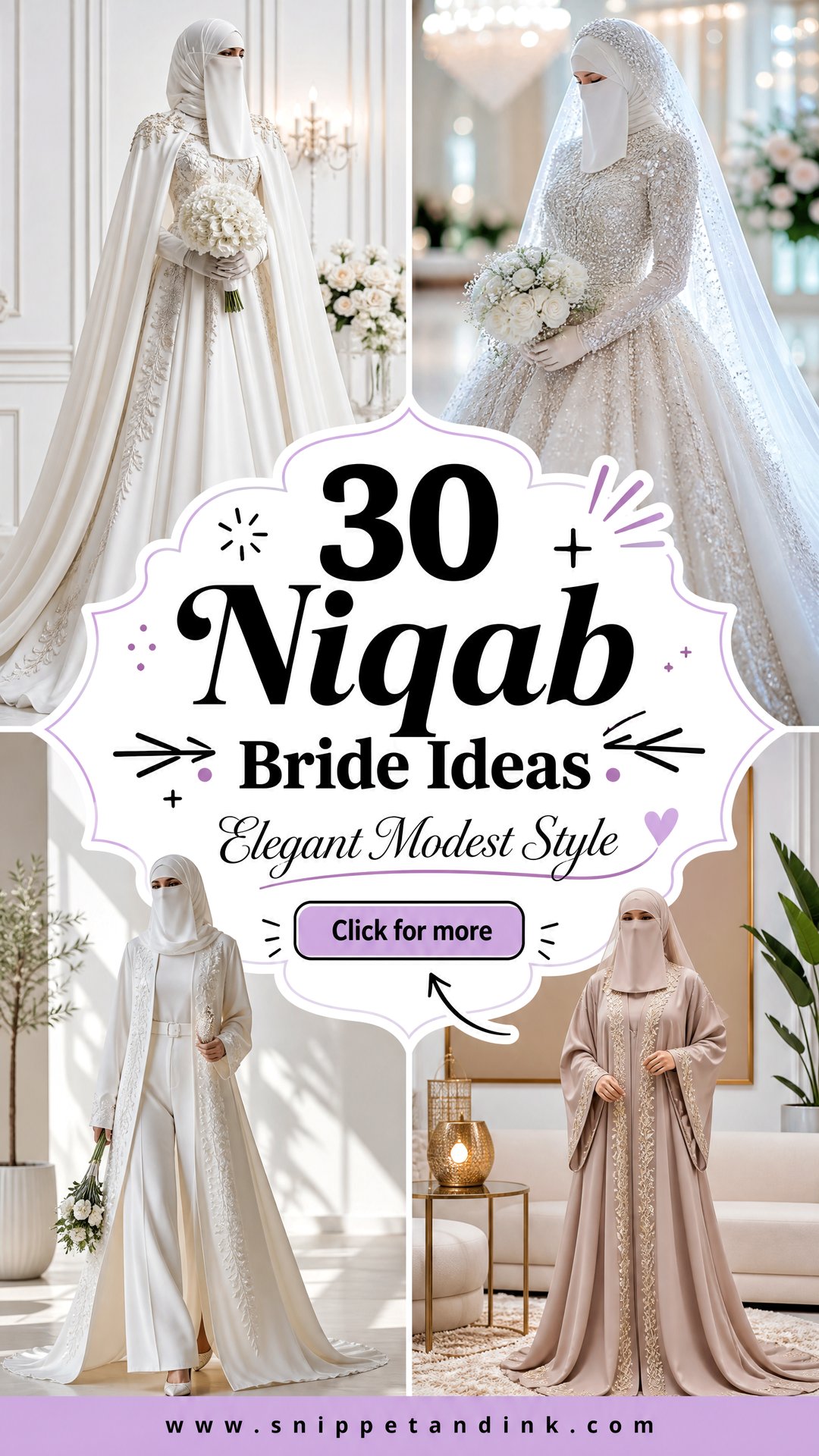 30 Niqab Bride Ideas for Elegant Modest Wedding Style - 30 Niqab Bride Ideas for Elegant Modest Wedding Style