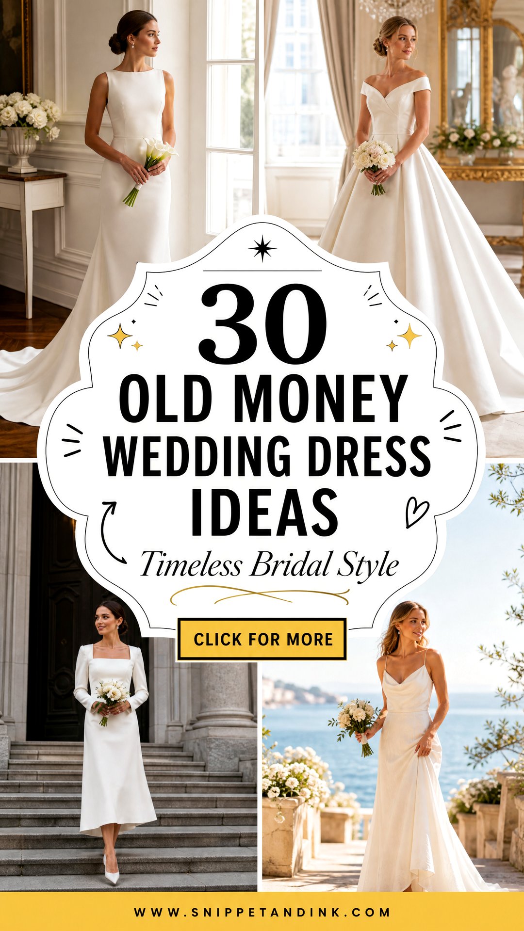 30 Old Money Wedding Dress Ideas for Timeless Bridal Style - 30 Old Money Wedding Dress Ideas for Timeless Bridal Style