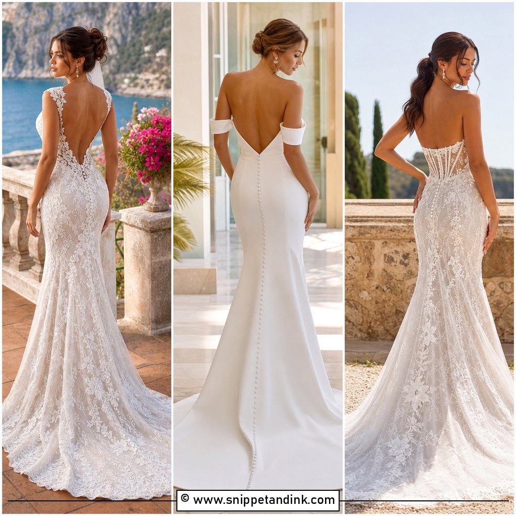 30 Open Back Wedding Dress Ideas for a Stunning Bridal Moment