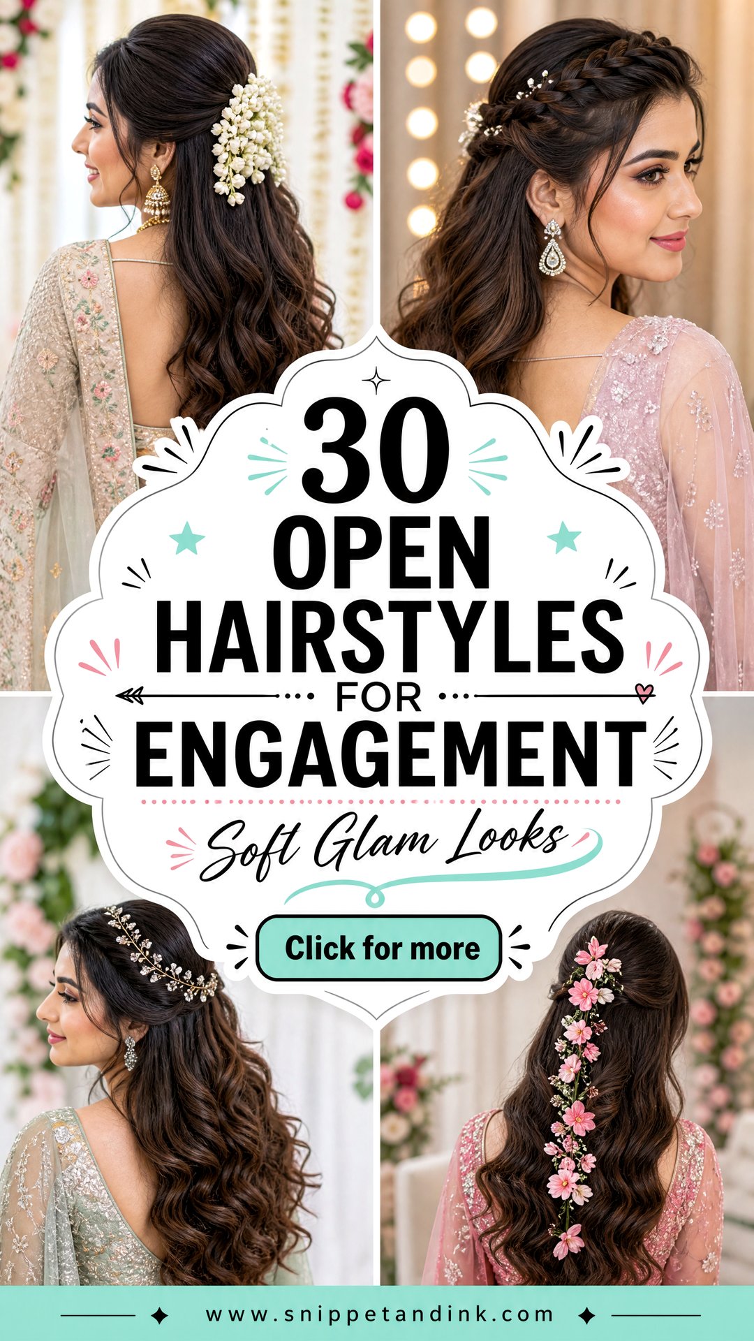 30 Open Hairstyles for Engagement Looks With Soft Glam - 30 Open Hairstyles for Engagement Looks With Soft Glam