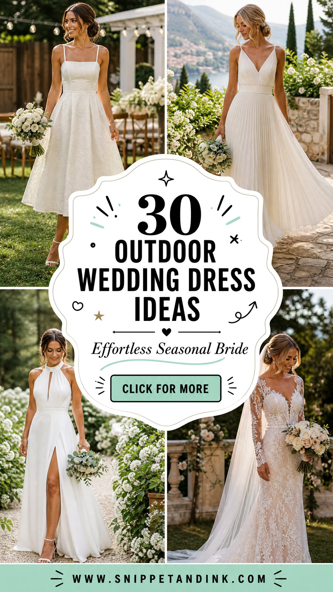 30 Outdoor Wedding Dress Ideas for Effortless Brides This Season - 30 Outdoor Wedding Dress Ideas for Effortless Brides This Season