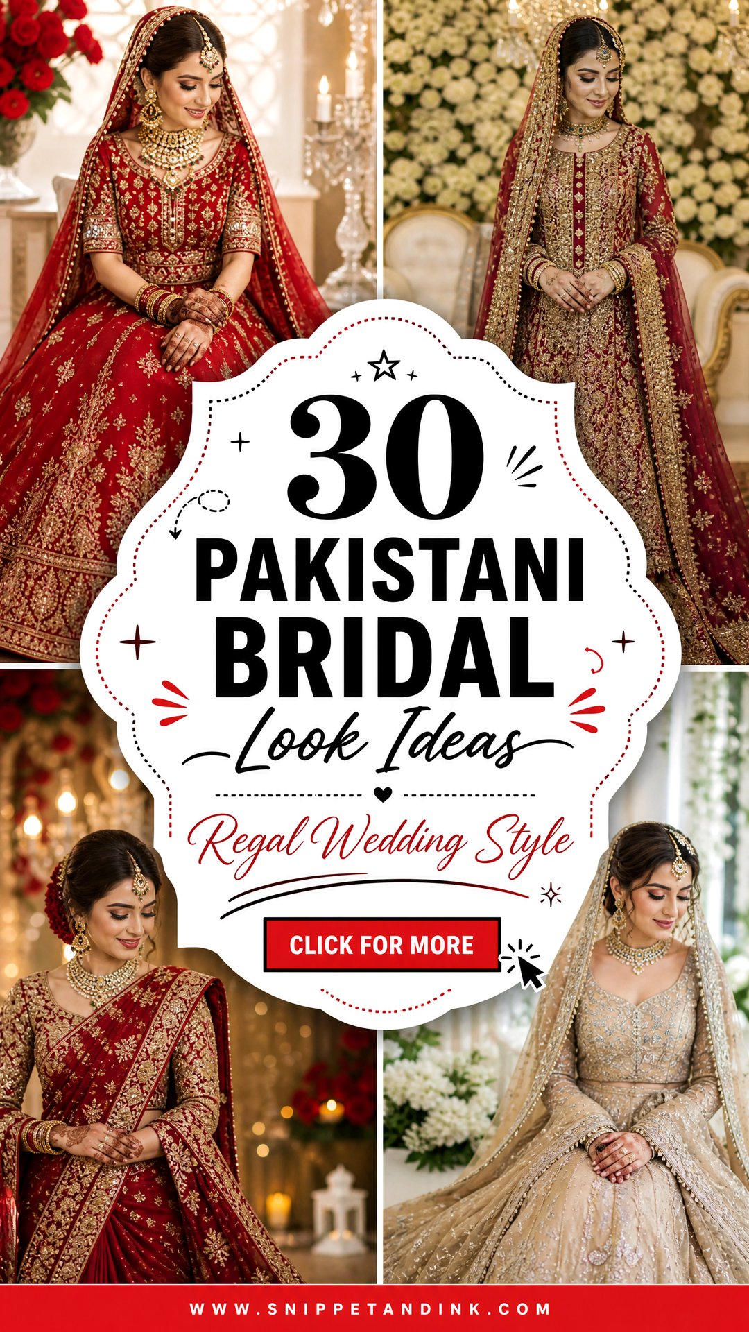 30 Pakistani Bridal Look Ideas for Regal Wedding Style Today - 30 Pakistani Bridal Look Ideas for Regal Wedding Style Today