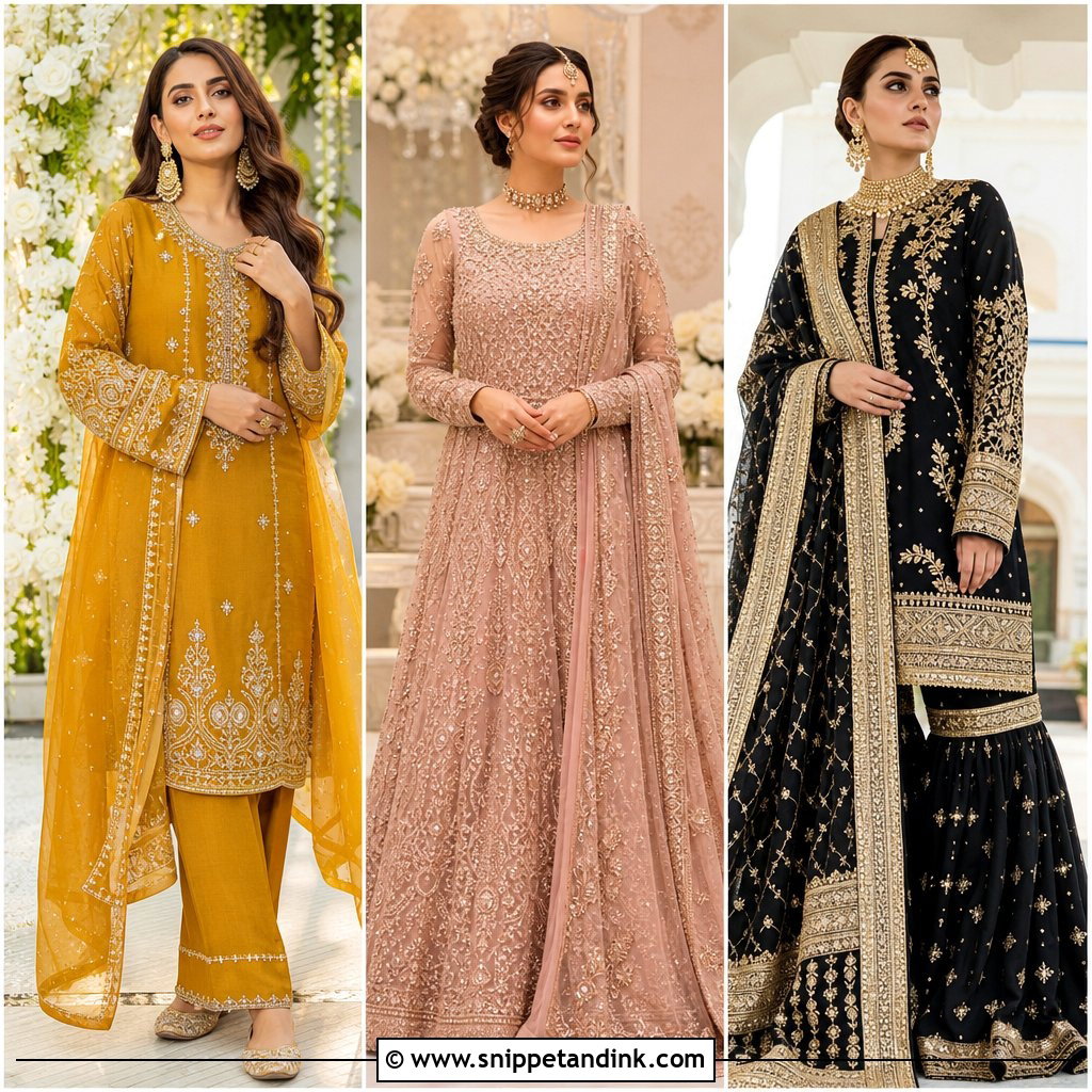 30 Pakistani Dress Design for Wedding Ideas