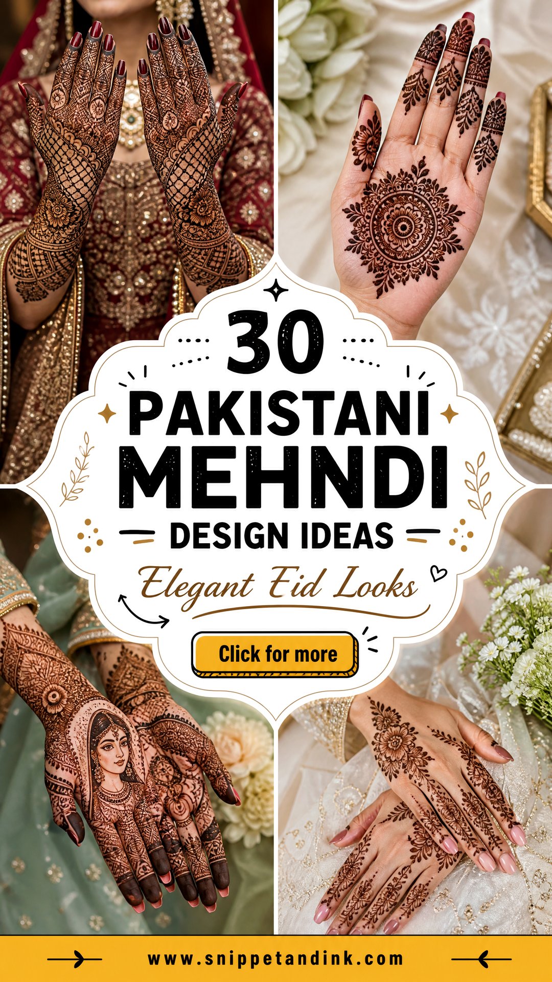 30 Pakistani Mehndi Design Ideas for Elegant Eid Looks - 30 Pakistani Mehndi Design Ideas for Elegant Eid Looks