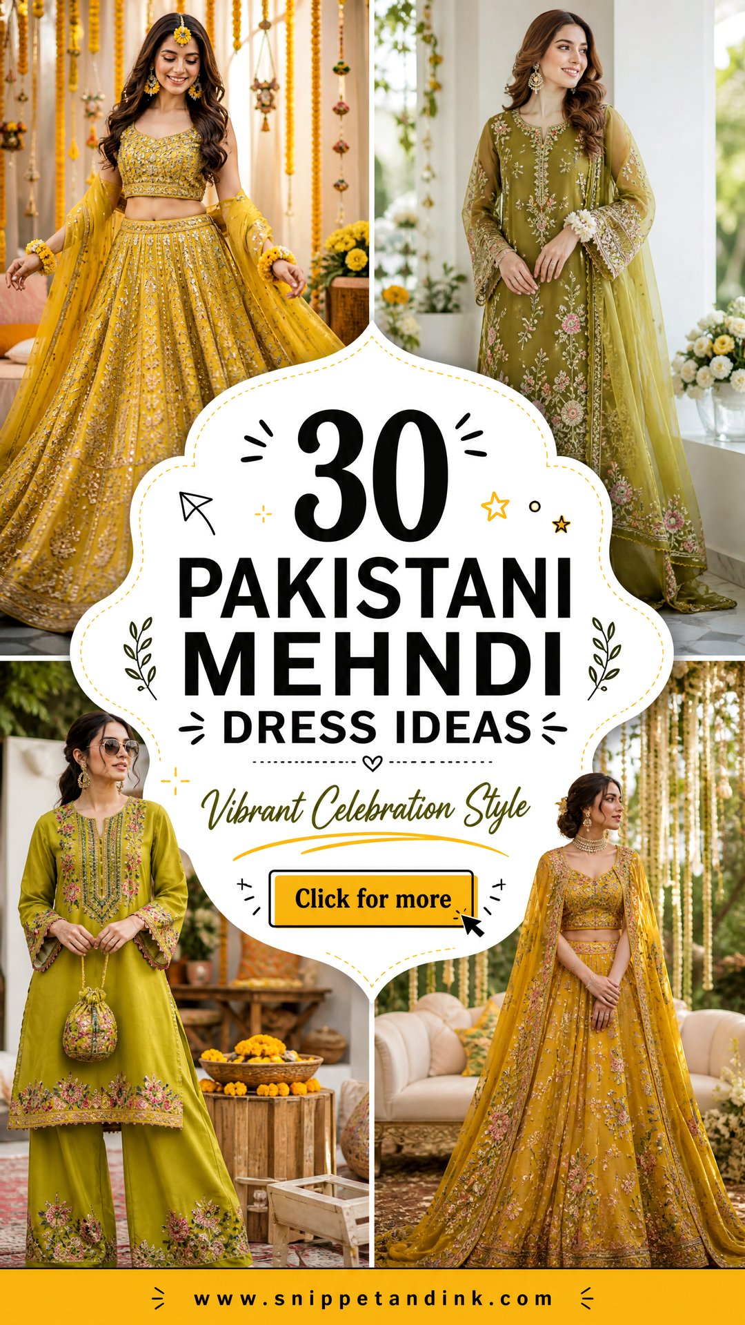 30 Pakistani Mehndi Dress Ideas for a Vibrant Celebration - 30 Pakistani Mehndi Dress Ideas for a Vibrant Celebration