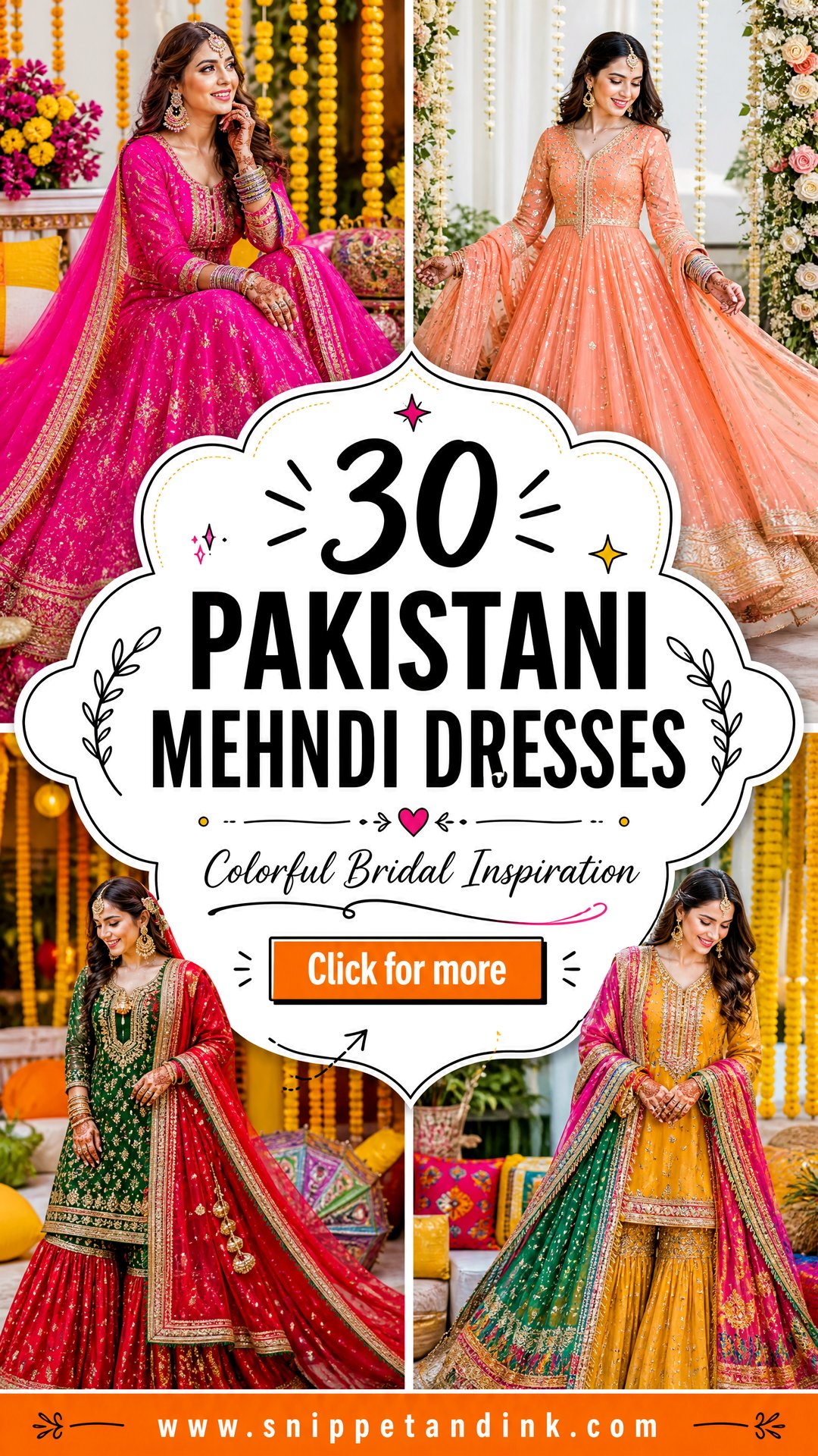 30 Pakistani Mehndi Dresses for Colorful Bridal Inspiration - 30 Pakistani Mehndi Dresses for Colorful Bridal Inspiration
