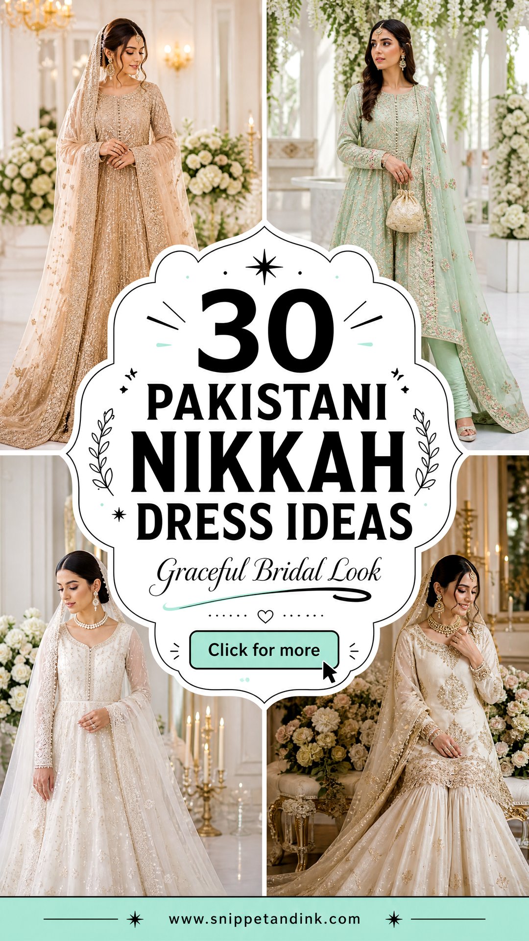 30 Pakistani Nikkah Dress Ideas for a Graceful Bridal Look - 30 Pakistani Nikkah Dress Ideas for a Graceful Bridal Look