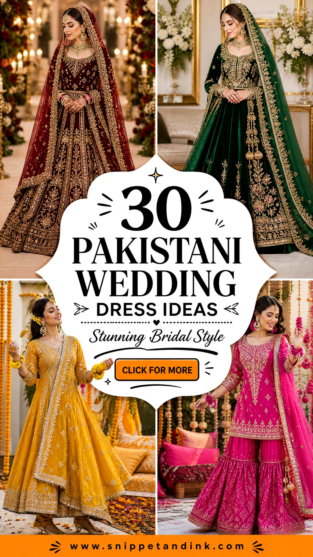 30 Pakistani Wedding Dress Ideas for Stunning Bridal Style - 30 Pakistani Wedding Dress Ideas for Stunning Bridal Style