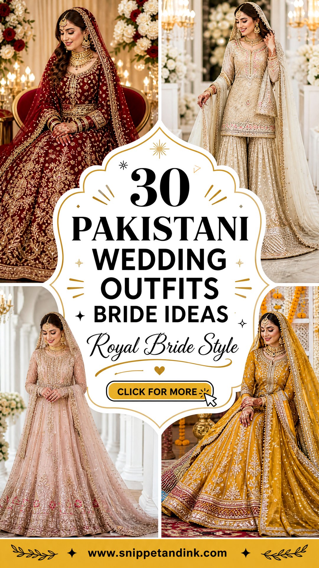 30 Pakistani Wedding Outfits Bride Ideas for Royal Style - 30 Pakistani Wedding Outfits Bride Ideas for Royal Style