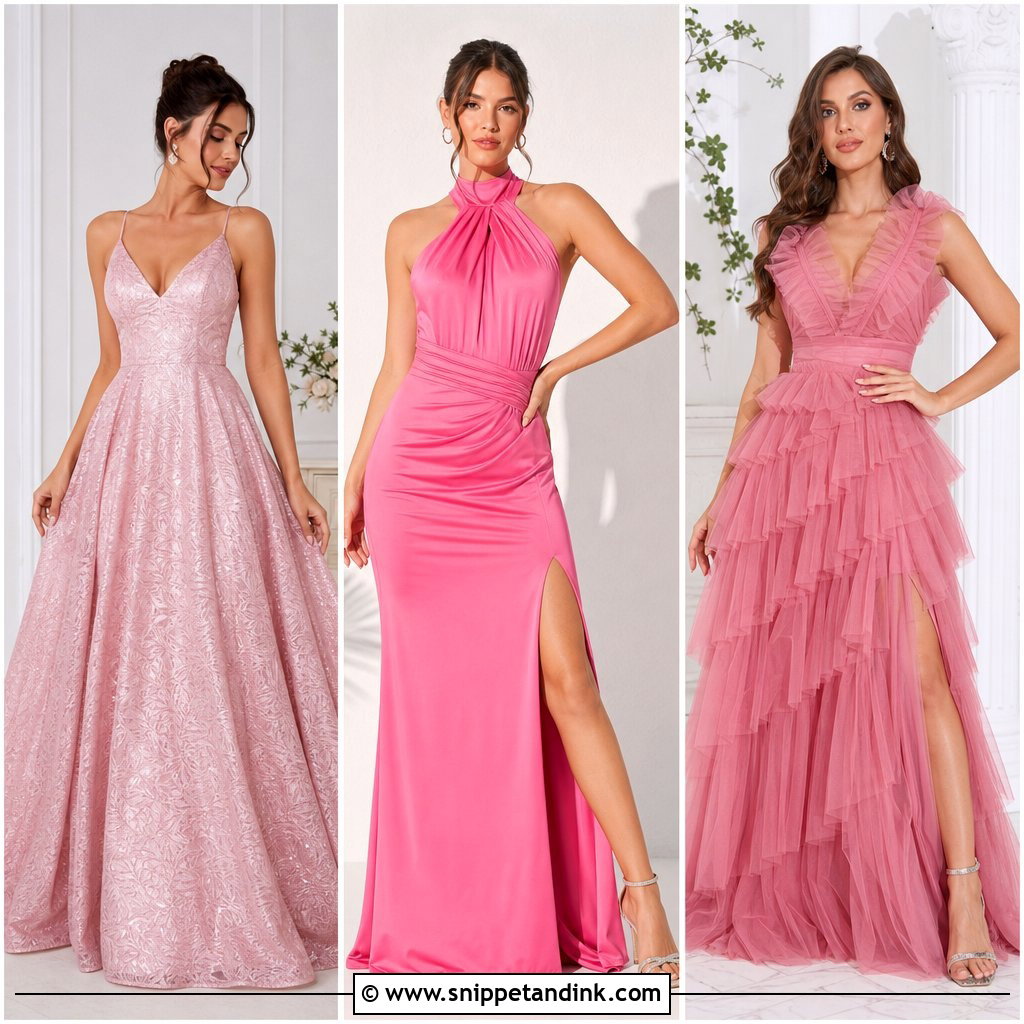 30 Pink Gowns