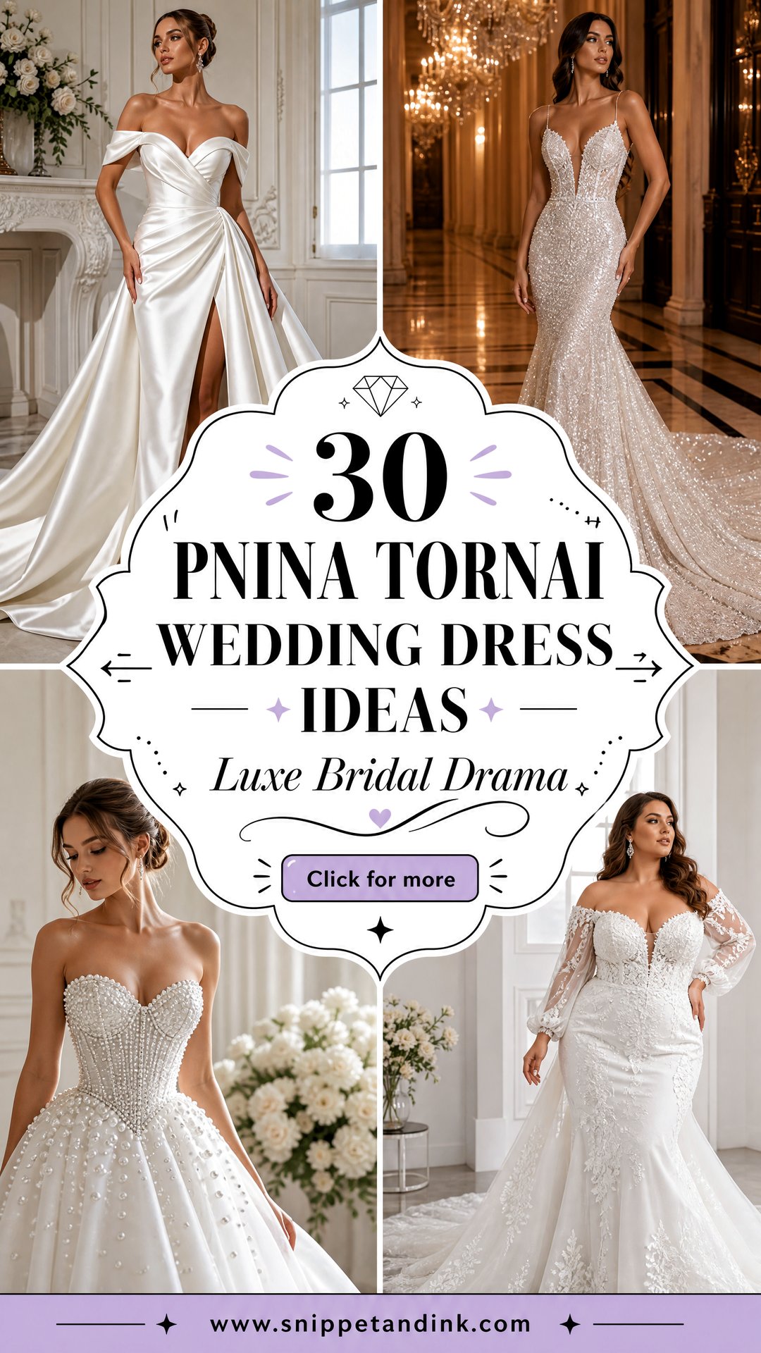 30 Pnina Tornai Wedding Dress Ideas for Luxe Brides - 30 Pnina Tornai Wedding Dress Ideas for Luxe Brides