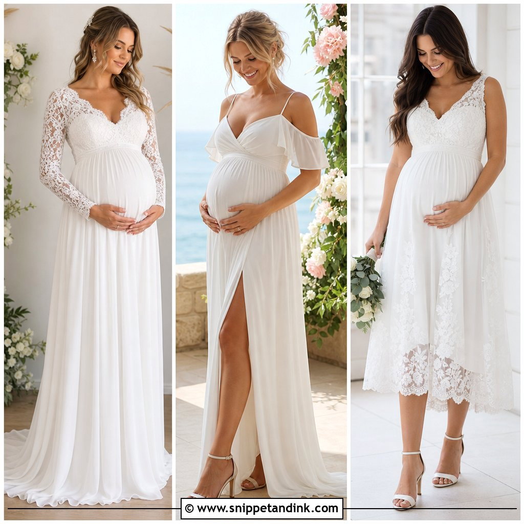 30 Pregnancy Wedding Dress Ideas