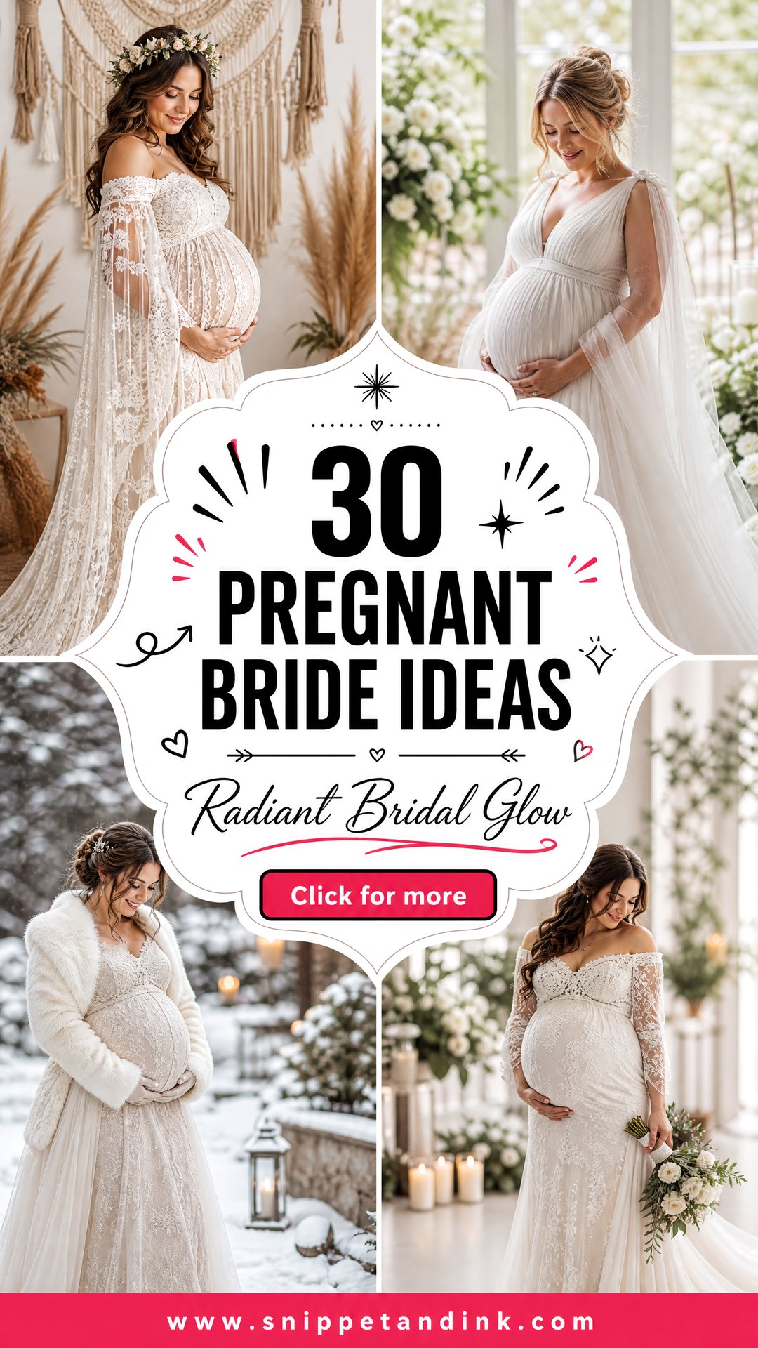 30 Pregnant Bride Ideas for a Radiant Comfortable Look - 30 Pregnant Bride Ideas for a Radiant, Comfortable Look