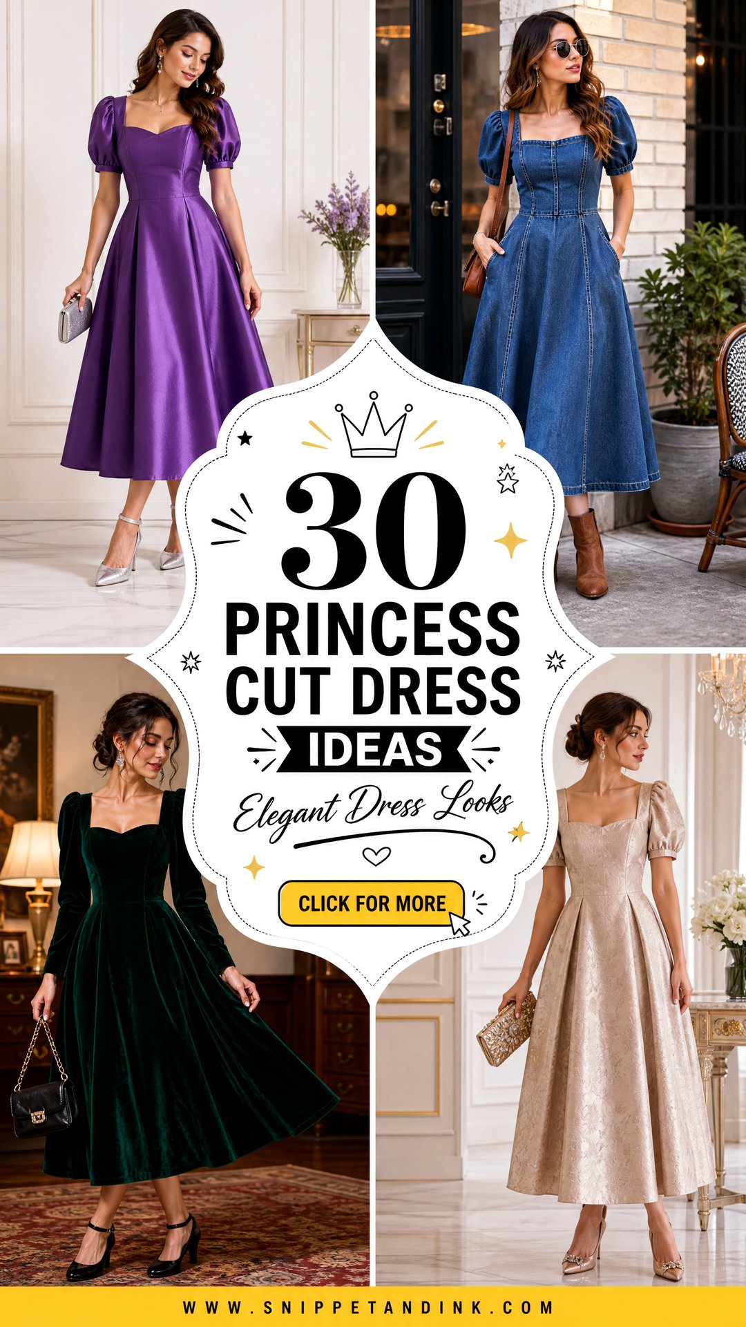 30 Princess Cut Dress Ideas for Elegant Bridal Style - 30 Princess Cut Dress Ideas for Elegant Bridal Style