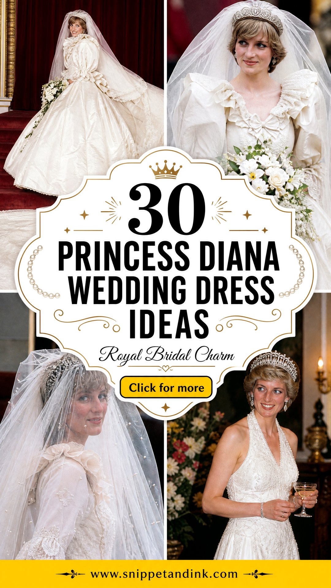 30 Princess Diana Wedding Dress Ideas With Royal Charm - 30 Princess Diana Wedding Dress Ideas With Royal Charm