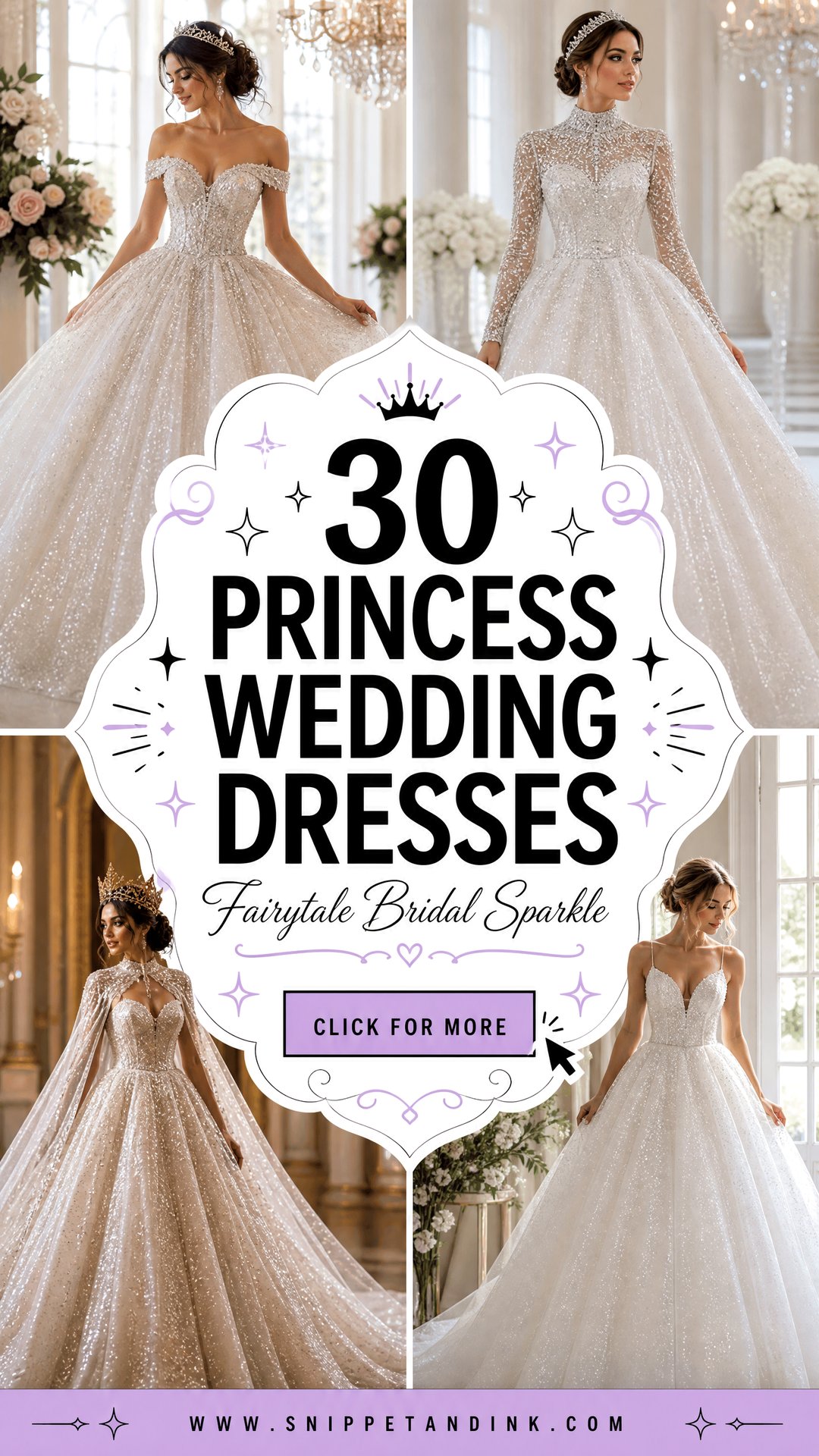 30 Princess Wedding Dresses Sparkle for Fairytale Brides - 30 Princess Wedding Dresses Sparkle for Fairytale Brides
