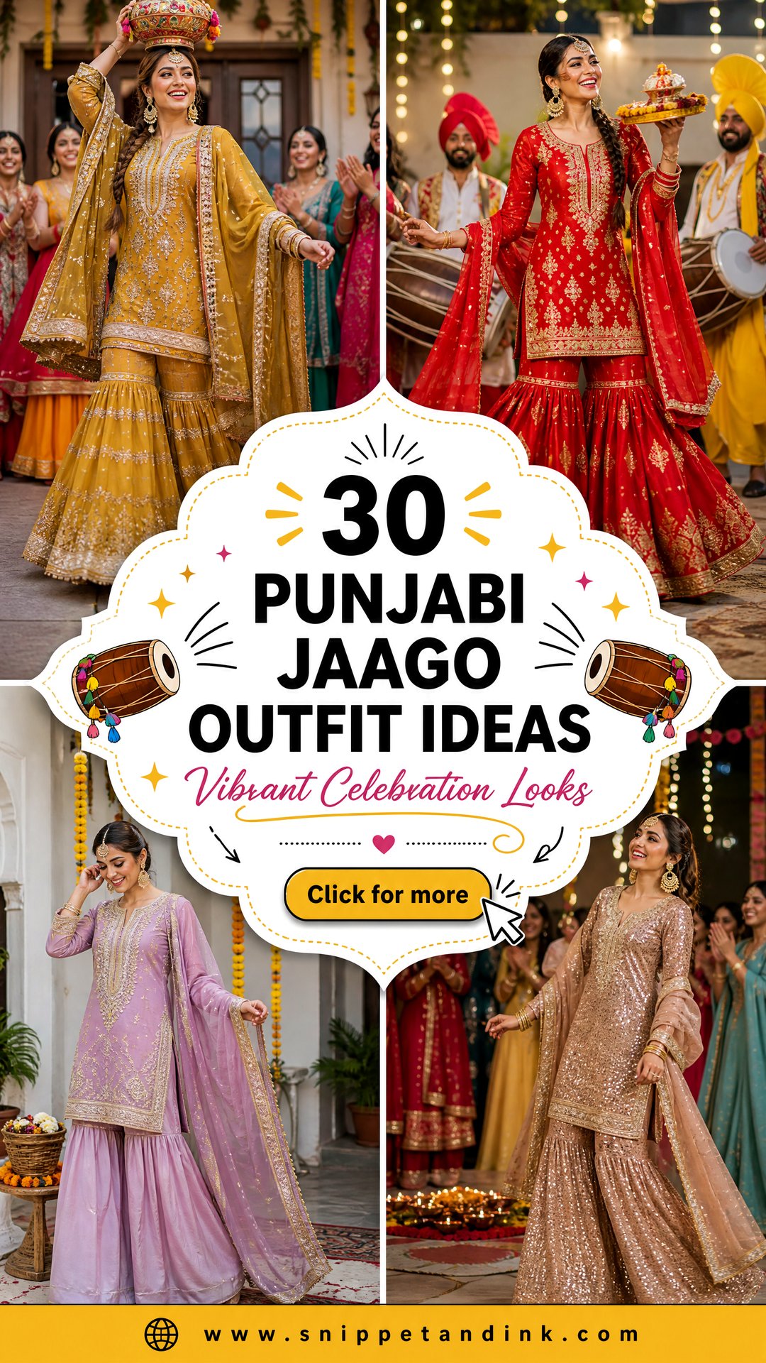 30 Punjabi Jaago Outfit Ideas for Vibrant Celebrations - 30 Punjabi Jaago Outfit Ideas for Vibrant Celebrations