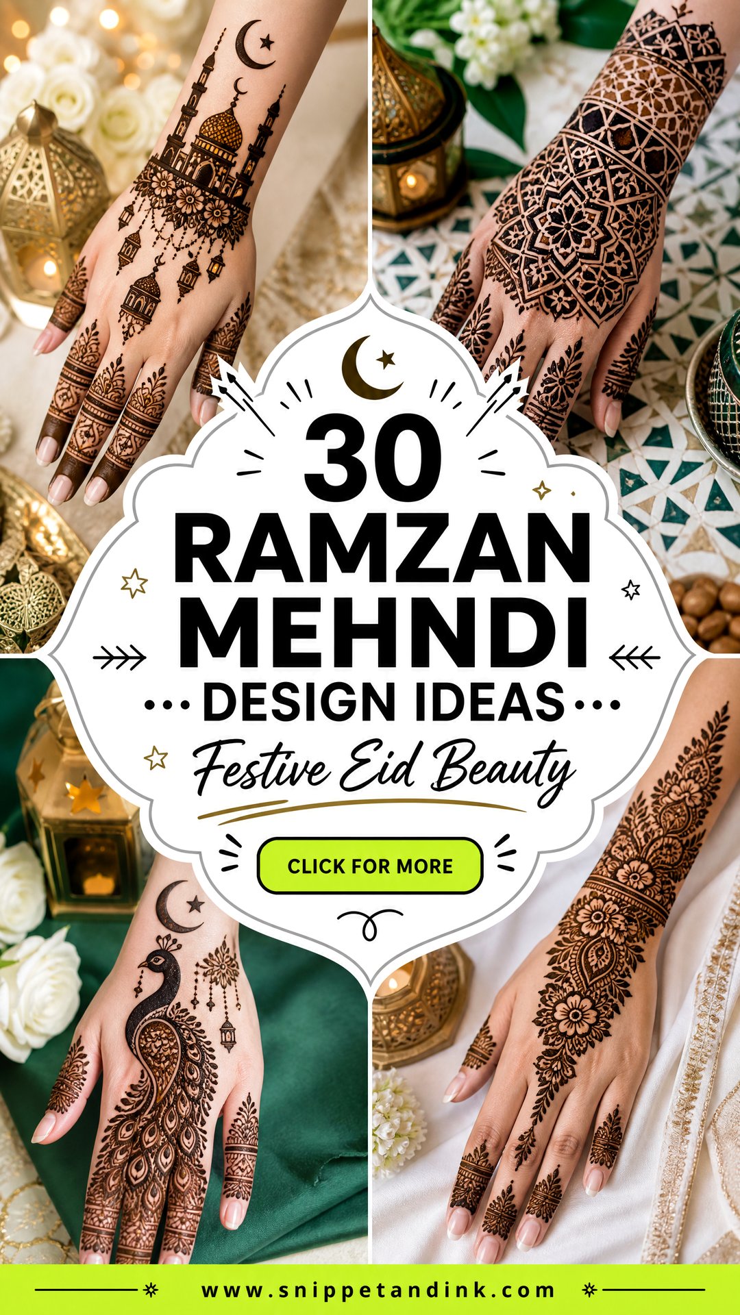30 Ramzan Mehndi Design Ideas for Festive Eid Beauty - 30 Ramzan Mehndi Design Ideas for Festive Eid Beauty