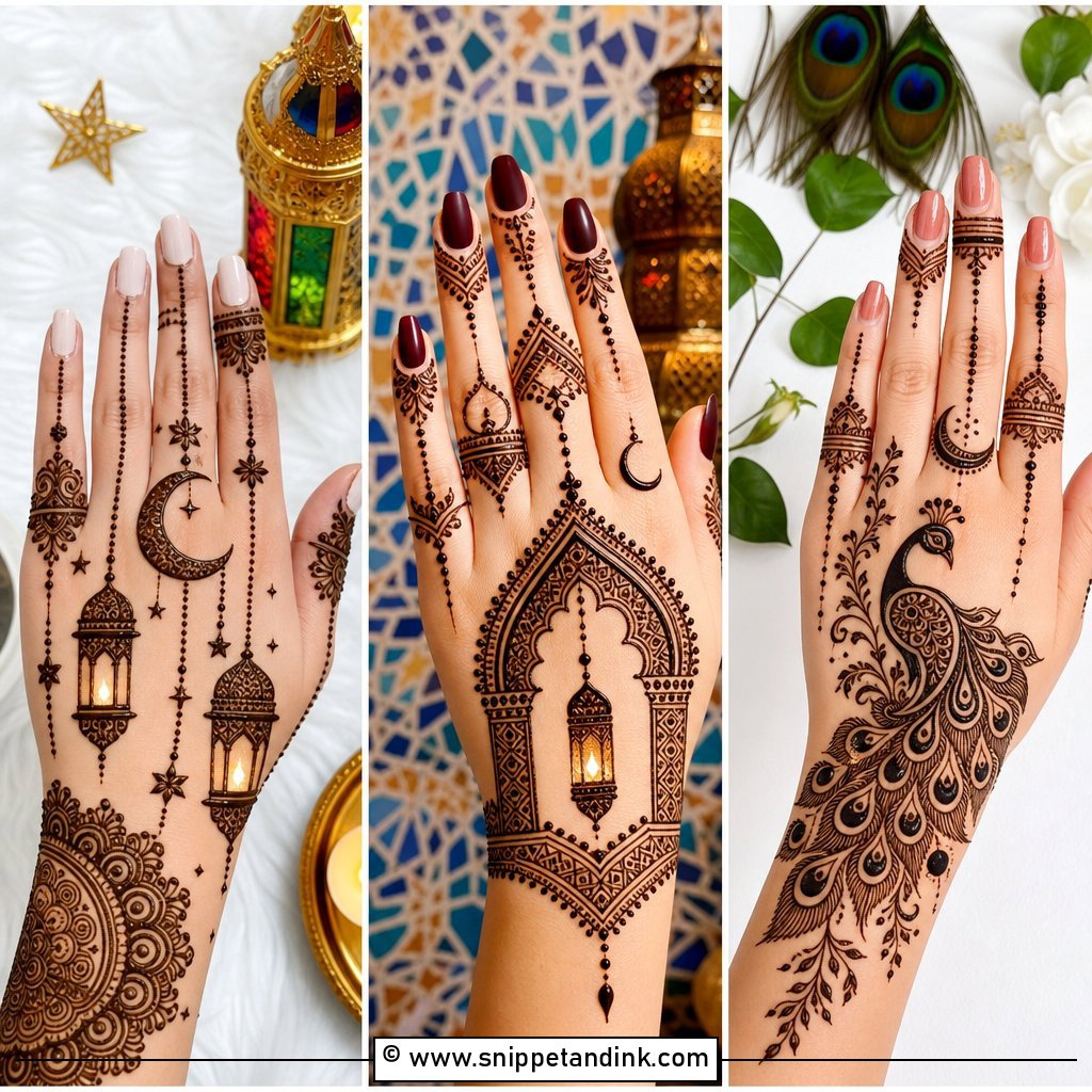 30 Ramzan Mehndi Design Ideas for Festive Eid Beauty