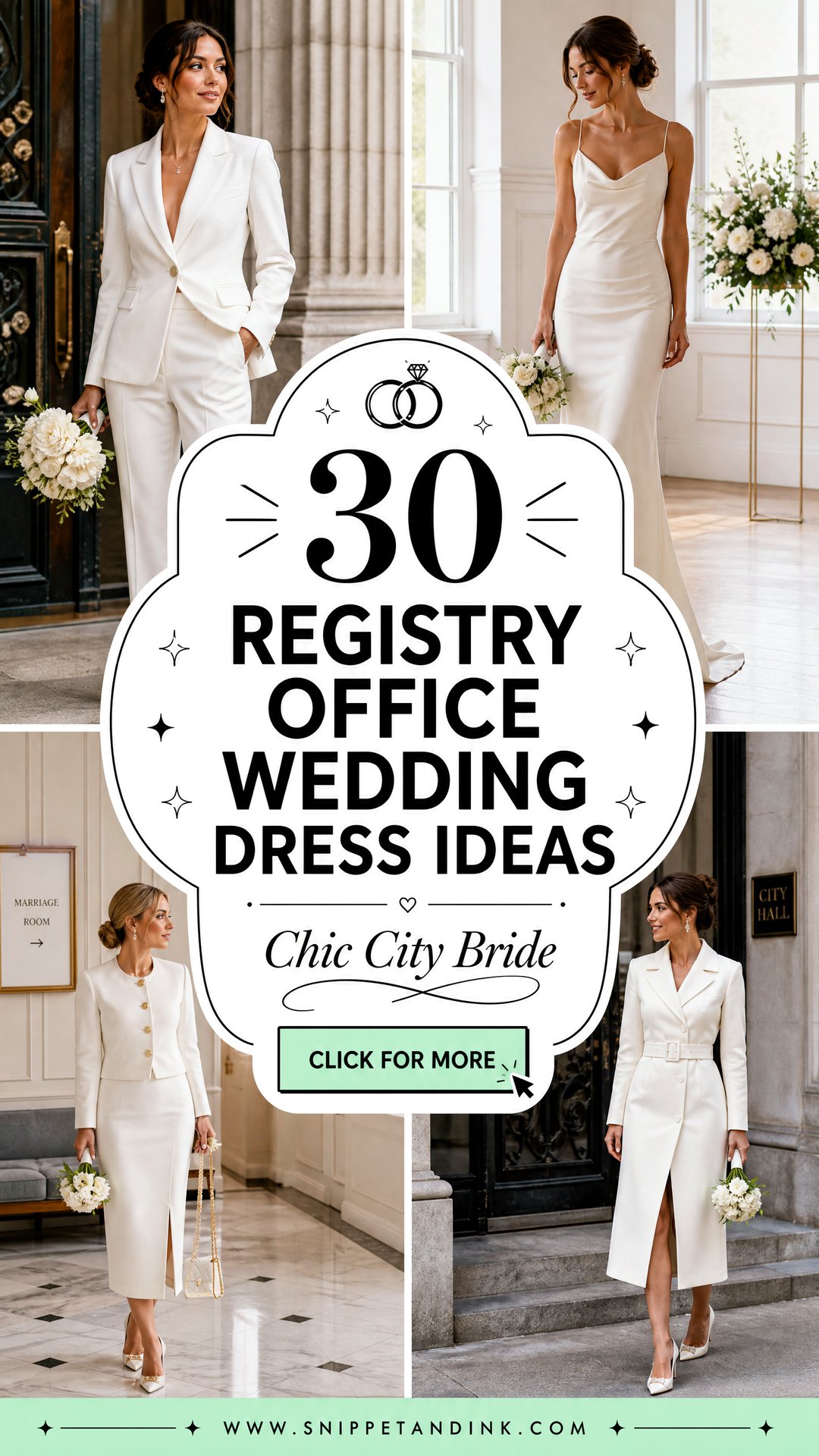 30 Registry Office Wedding Dress Ideas for Chic Brides - 30 Registry Office Wedding Dress Ideas for Chic Brides
