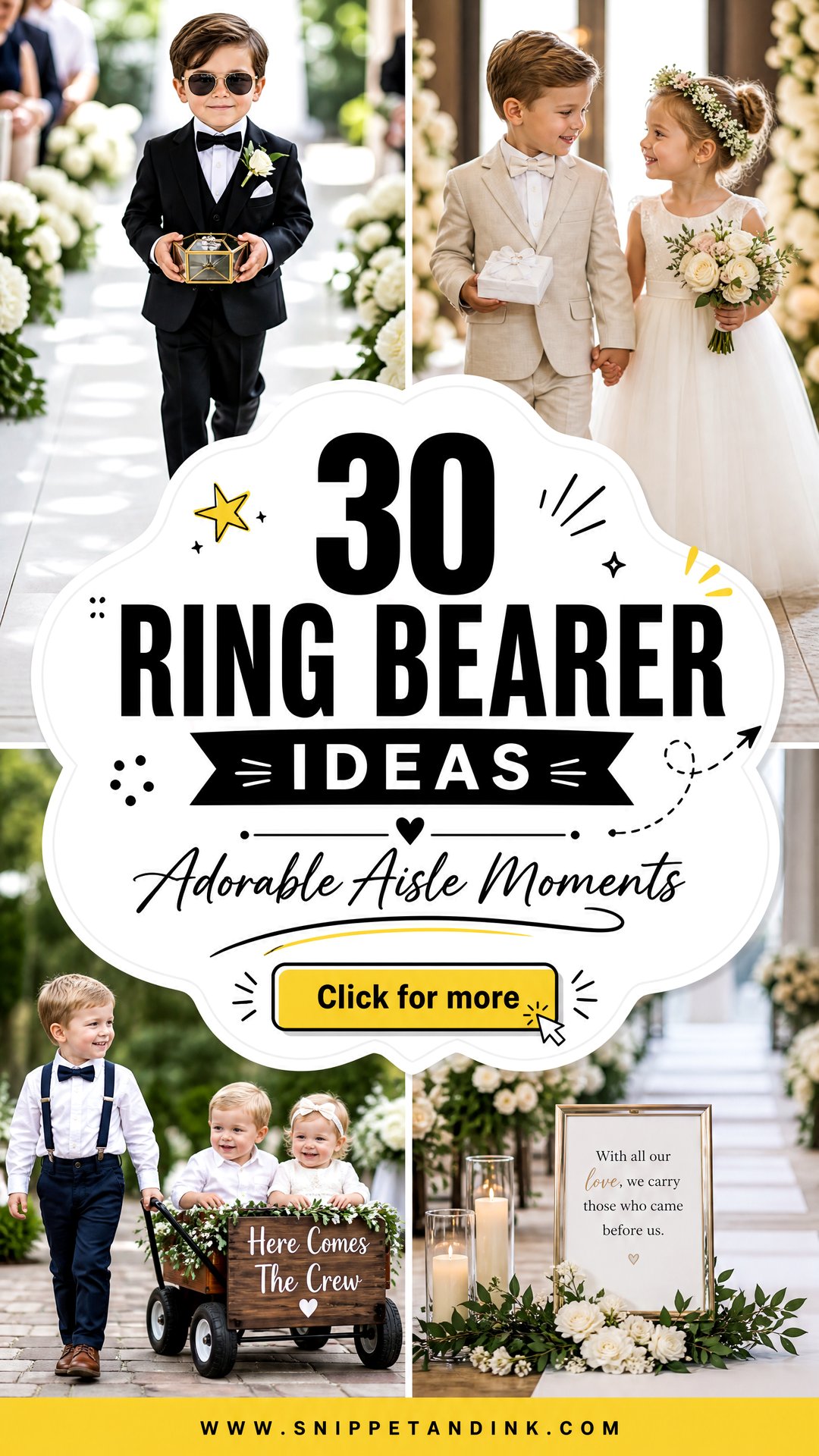 30 Ring Bearer Ideas for Absolutely Adorable Wedding Day Moments - 30 Ring Bearer Ideas for Absolutely Adorable Wedding Day Moments